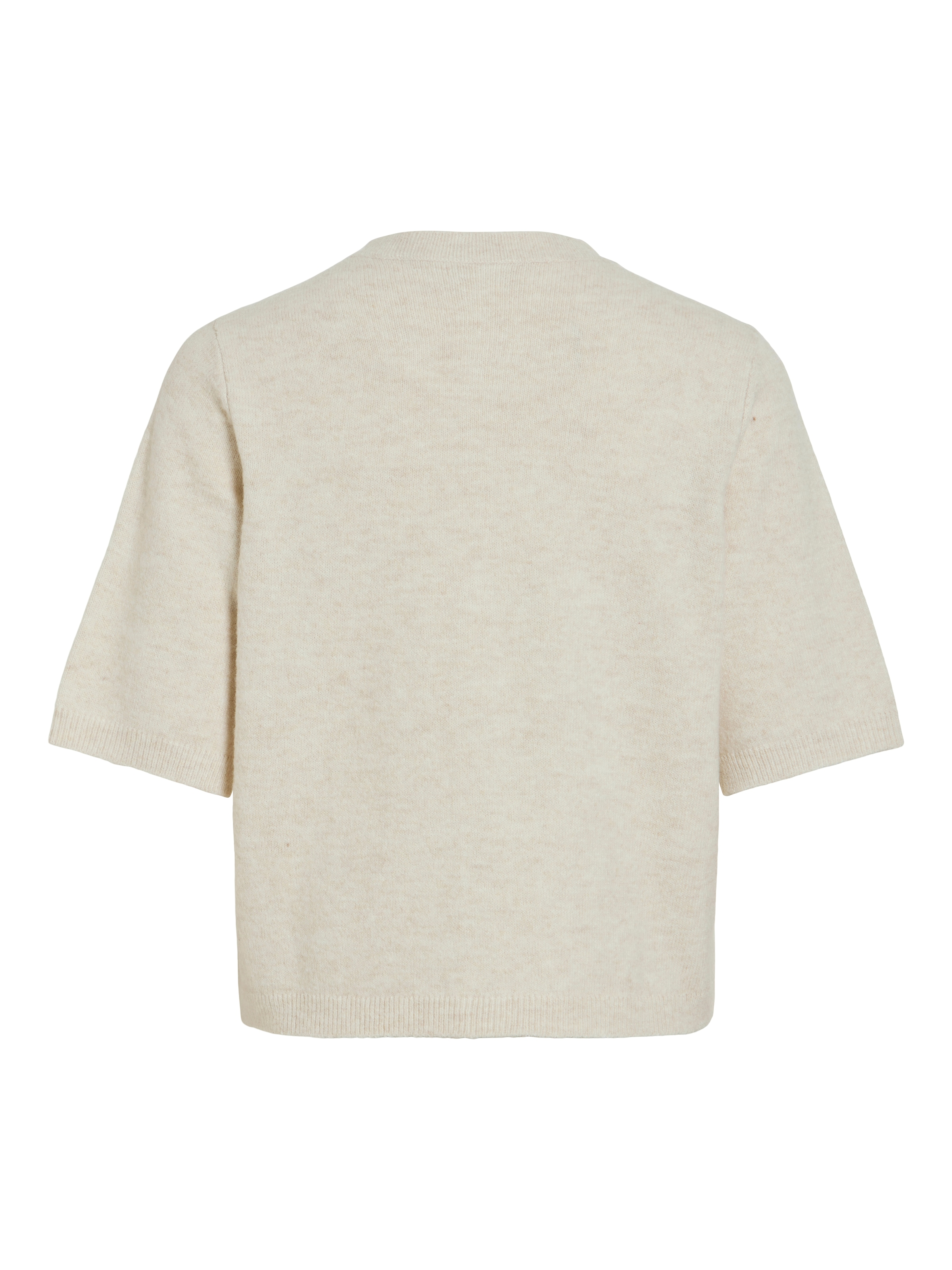 Vila Strickjacke »VILIGA 2/4 O-NECK KNIT CARDIGAN - NOOS« Materialmix, regular fit