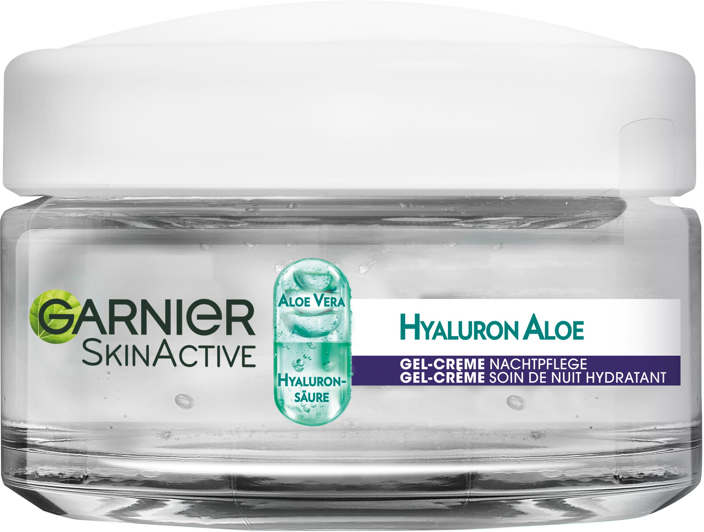 GARNIER Nachtcreme »Garnier Hyaluron Aloe Booster Nachtpflege«, mit Hyaluron