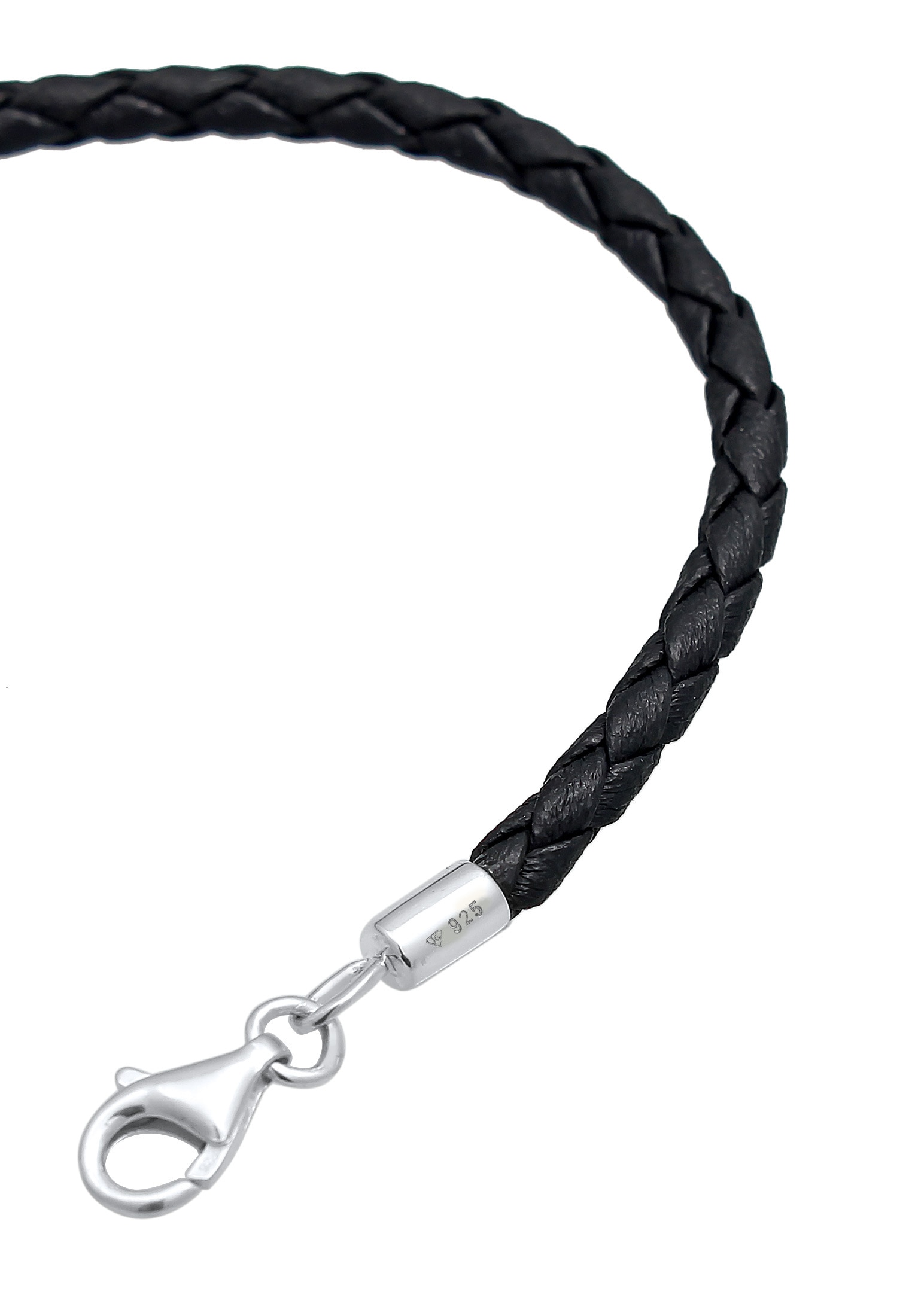 Nenalina Armkette »Armband Bead Anhänger Bettelarmband Fake Leder 925 Silber«