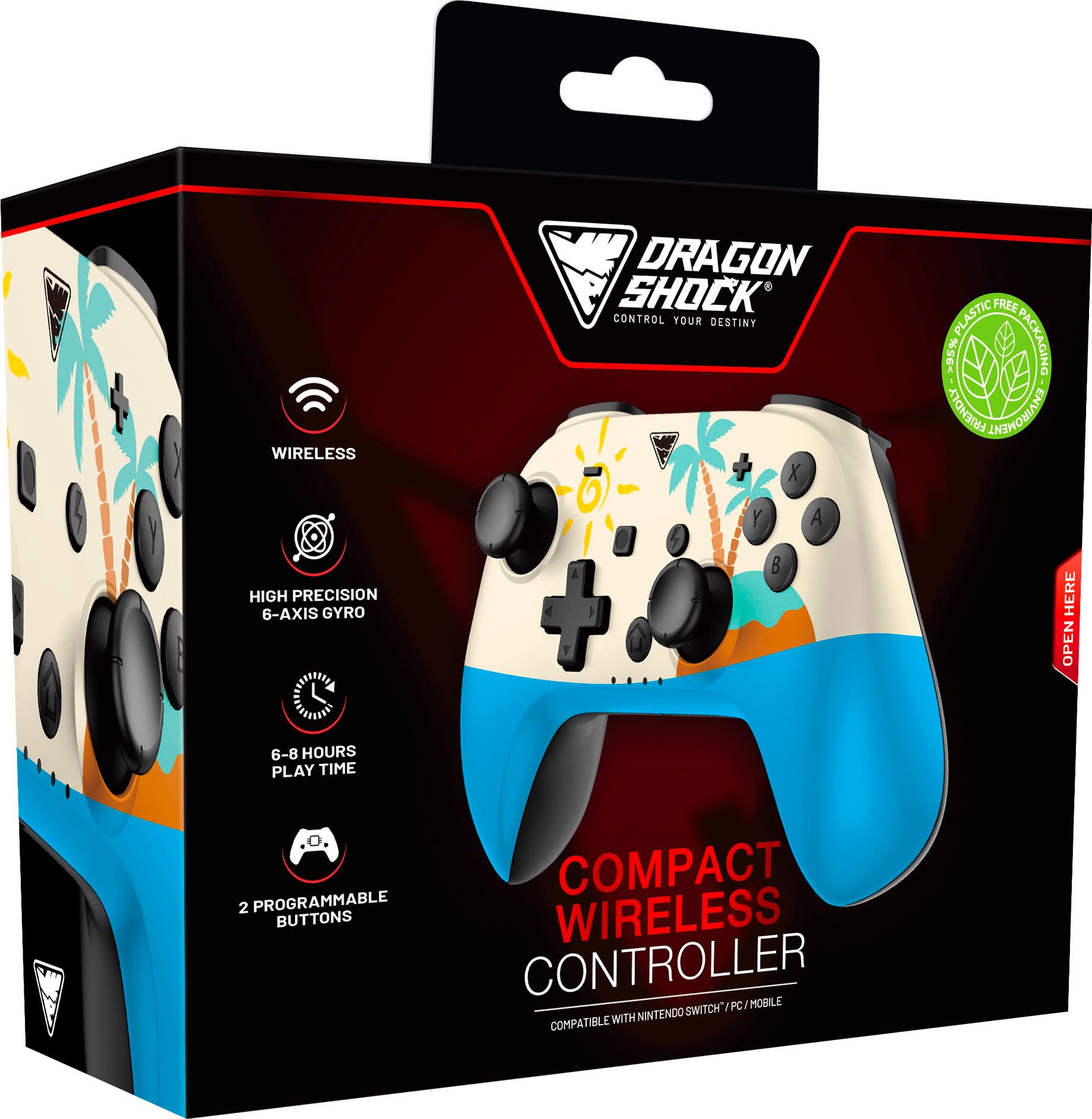 DRAGONSHOCK Controller »Poptop Wireless für Nintendo Switch«