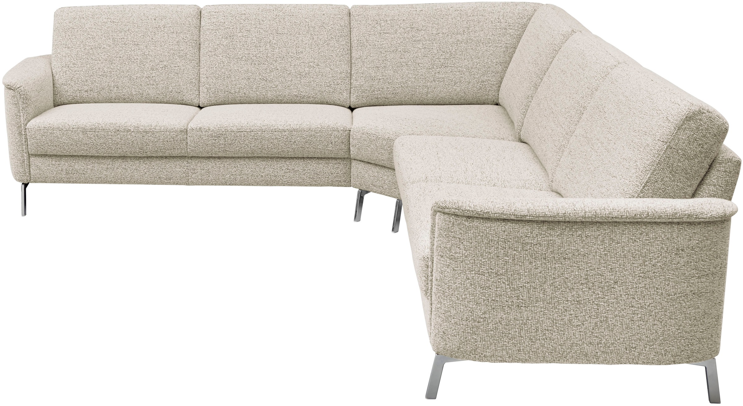 Home affaire Ecksofa »Solvaro, optional motorischer Sitzvorzug, Breite 283 cm« Saugroboter-tauglich, hochwertige Details & sorgfältige Verarbeitung