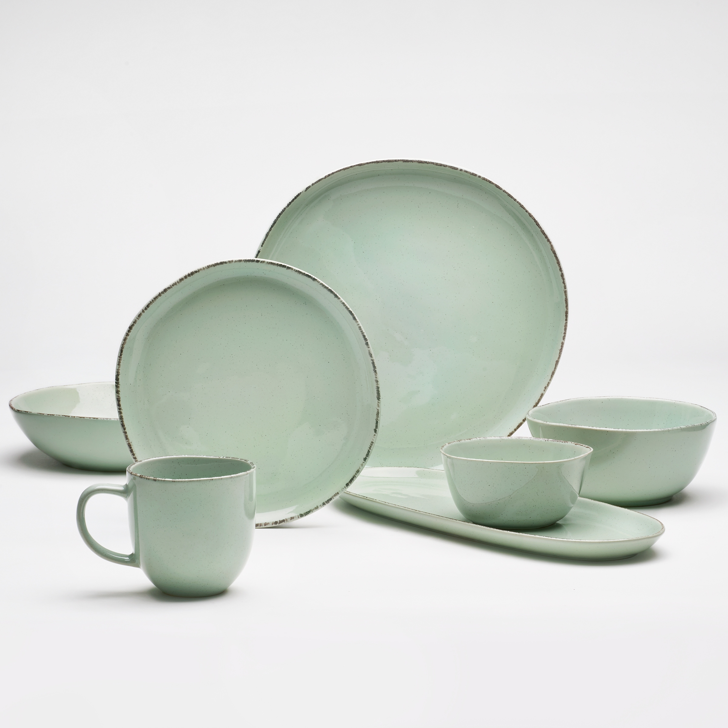 van Well Pastateller »Urban, tiefer Teller 19 cm, 6 Stück« spülmaschinen- und mikrowellengeeignet