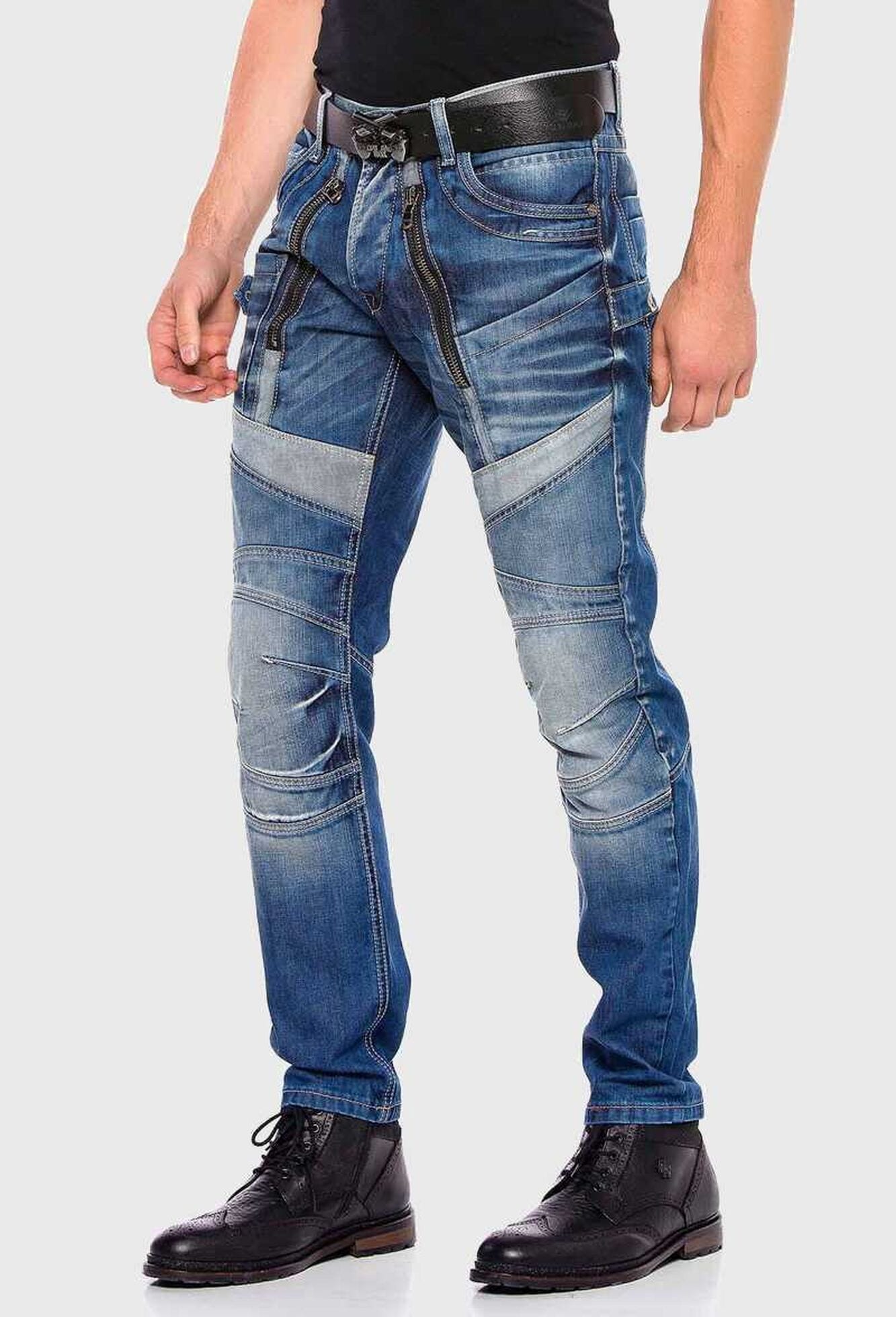 Cipo & Baxx Straight-Jeans »Cipo & Baxx JEANS« in Straight-Fit