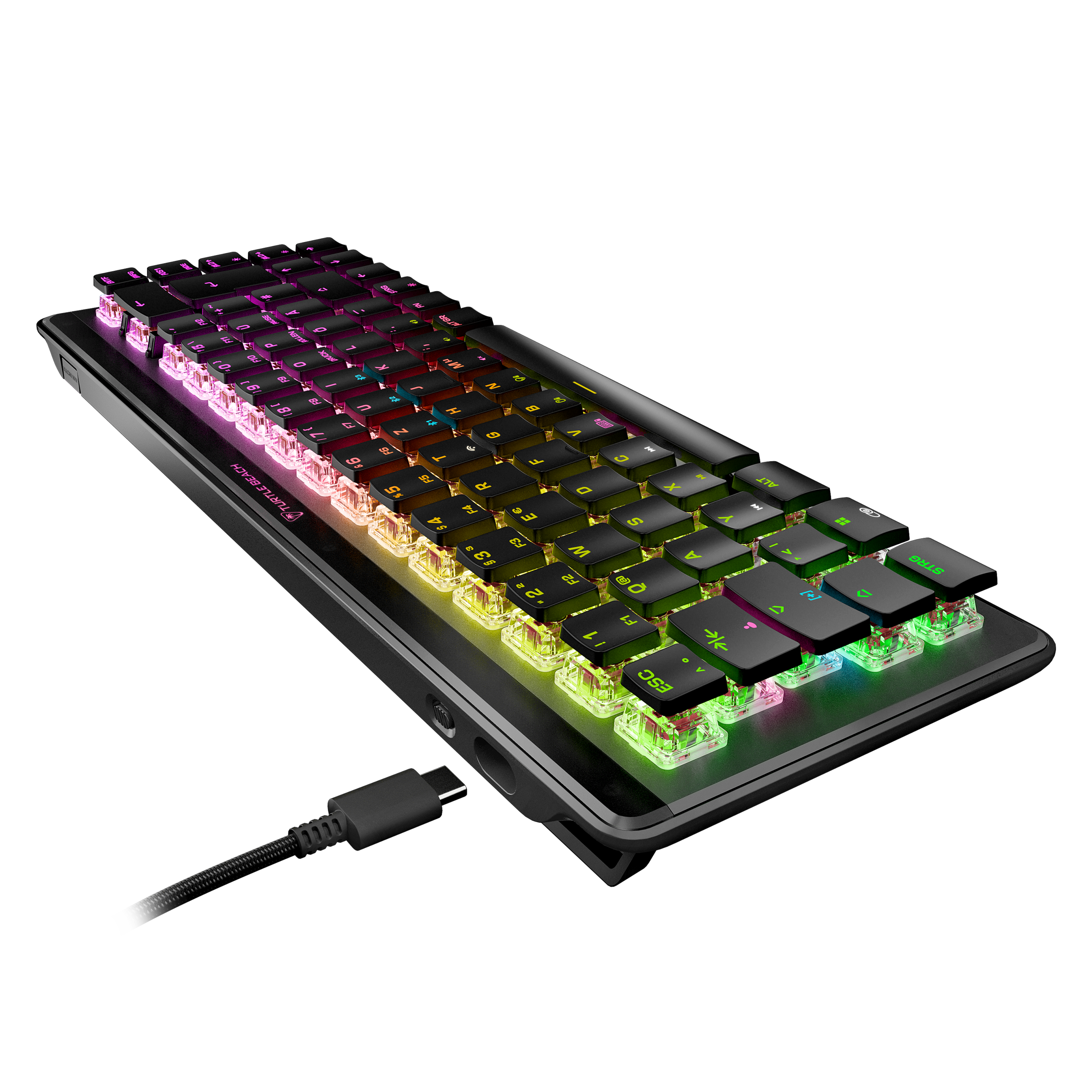 Turtle Beach Gaming-Tastatur »Vulcan II Mini Air, Linear«, (Funktionstasten-Multimedia-Tasten-Profil-Speicher)