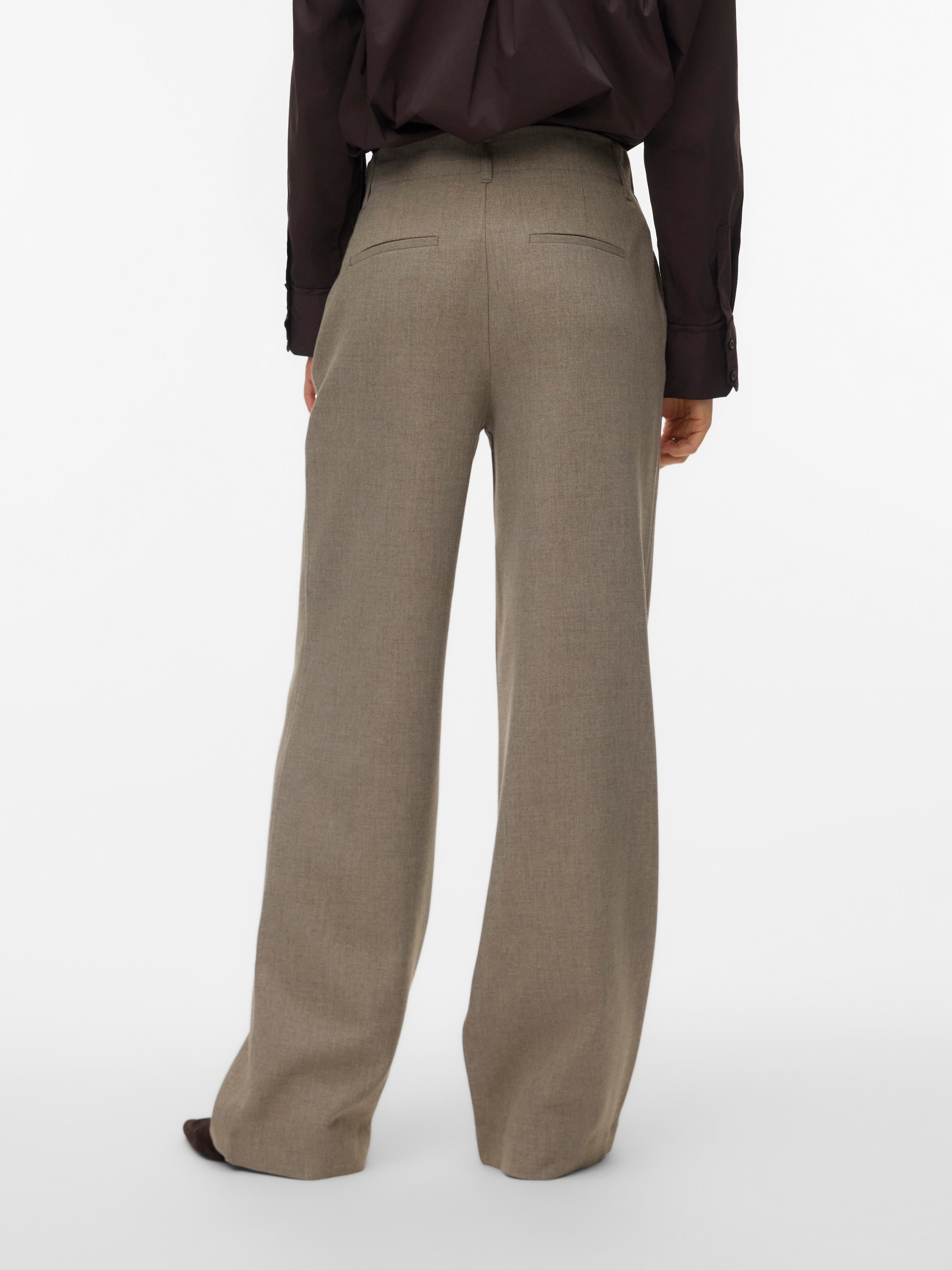 Vero Moda Anzughose »VMBESTIE HW WIDE PANT NOOS«  Materialmix, weite Form, mit Stretch