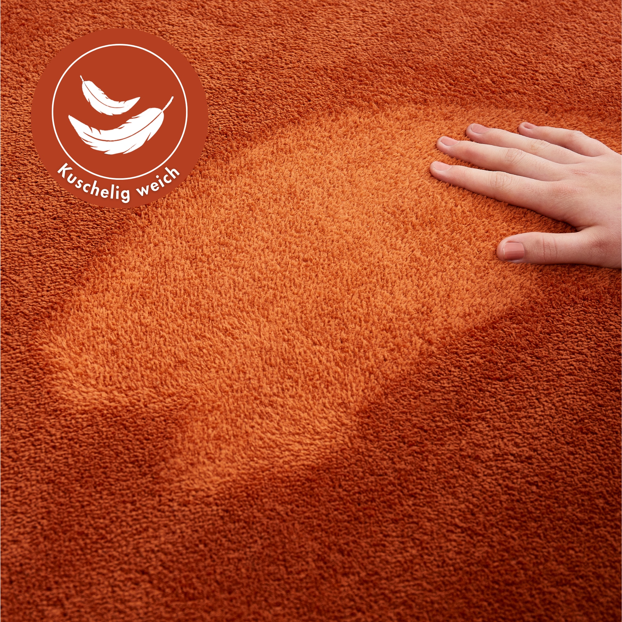 Andiamo Teppich »Arezzo« rund 16 mm Höhe