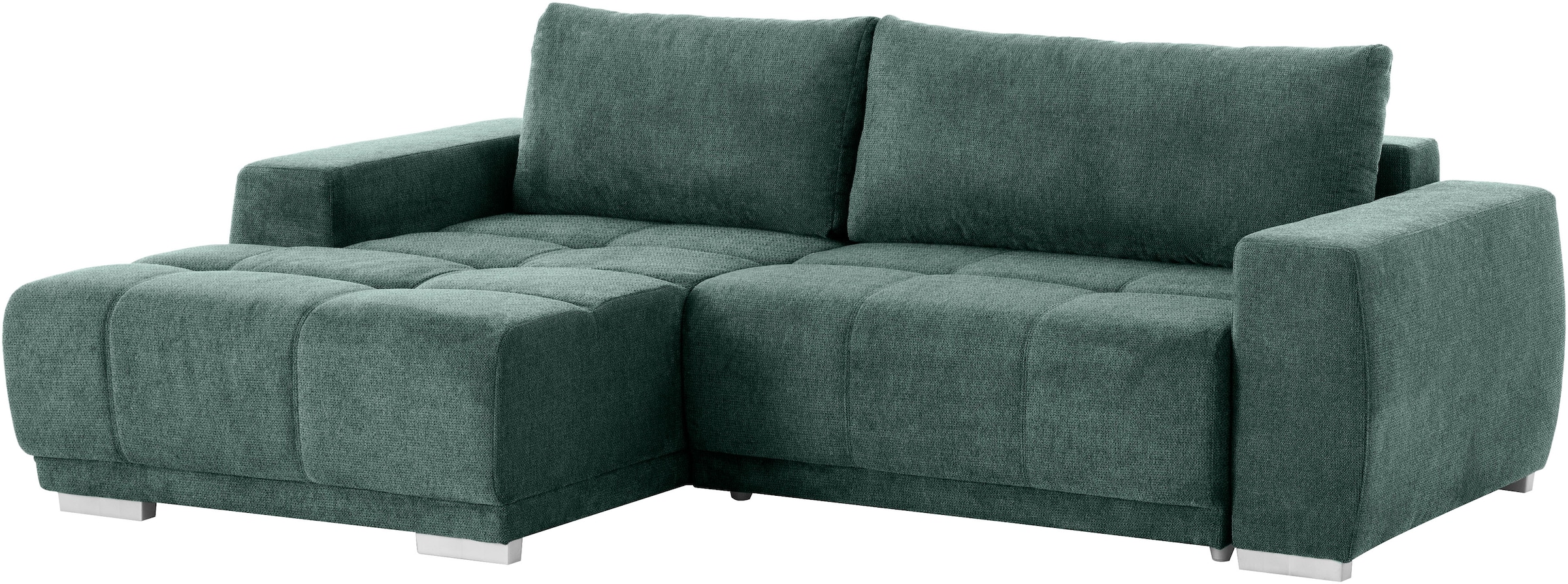 INOSIGN Ecksofa »Bolero L-Form«, wahlweise mit Bettfunktion & Bettkasten