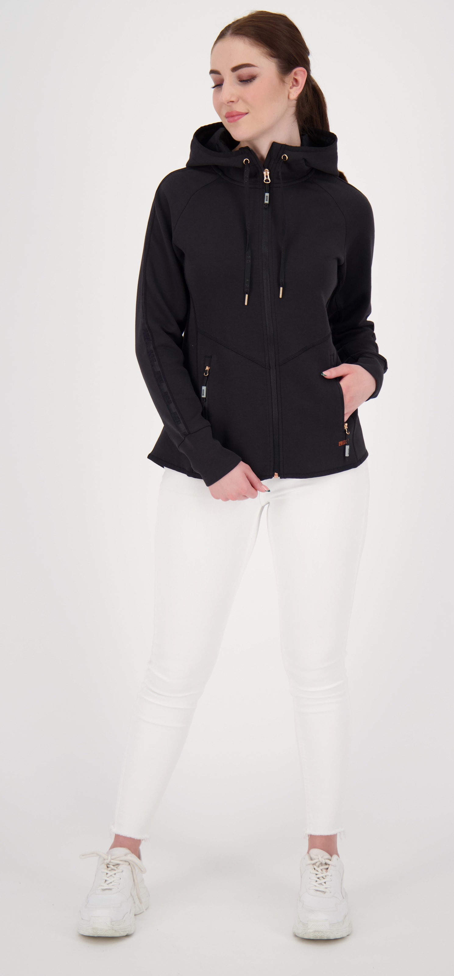 LPO Fleecejacke »COREWOOD II WOMEN«, weiche Fleecejacke in traditioneller Optik