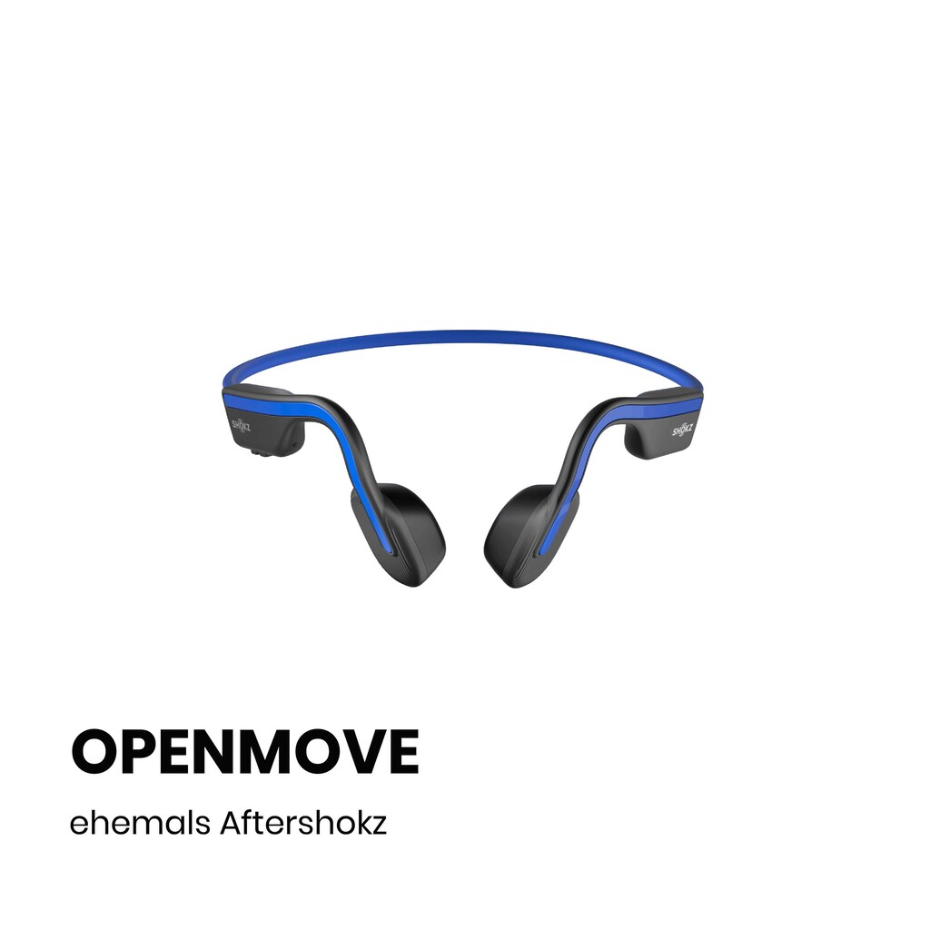 Shokz Sport-Kopfhörer »OpenMove«, Bluetooth-Wireless-A2DP Bluetooth-AVRCP Bluetooth-HFP-HSP, Noise-Cancelling-Freisprechfunktion