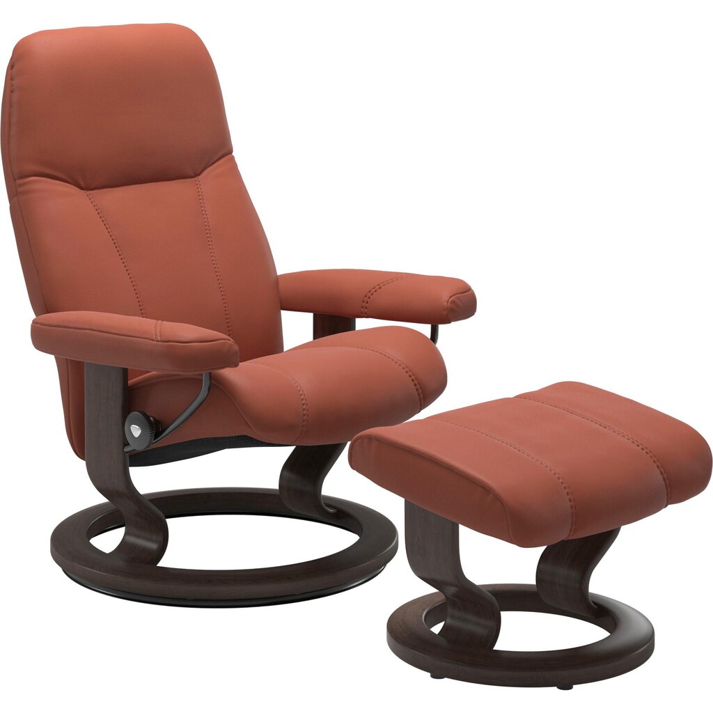 Stressless® Relaxsessel »Consul«, (Set, Relaxsessel mit Hocker)