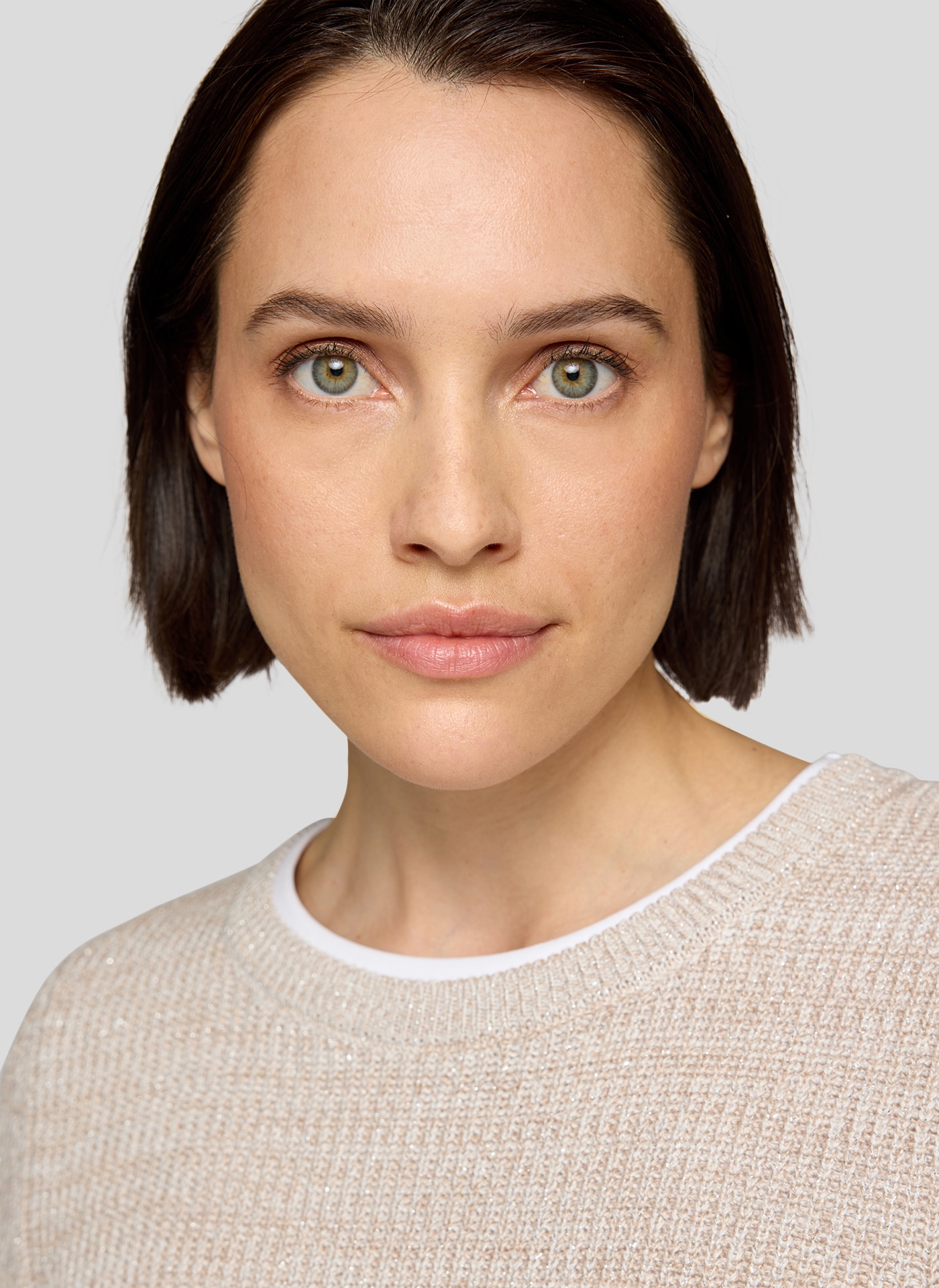 Rabe Rundhalspullover mit intarsien Muster