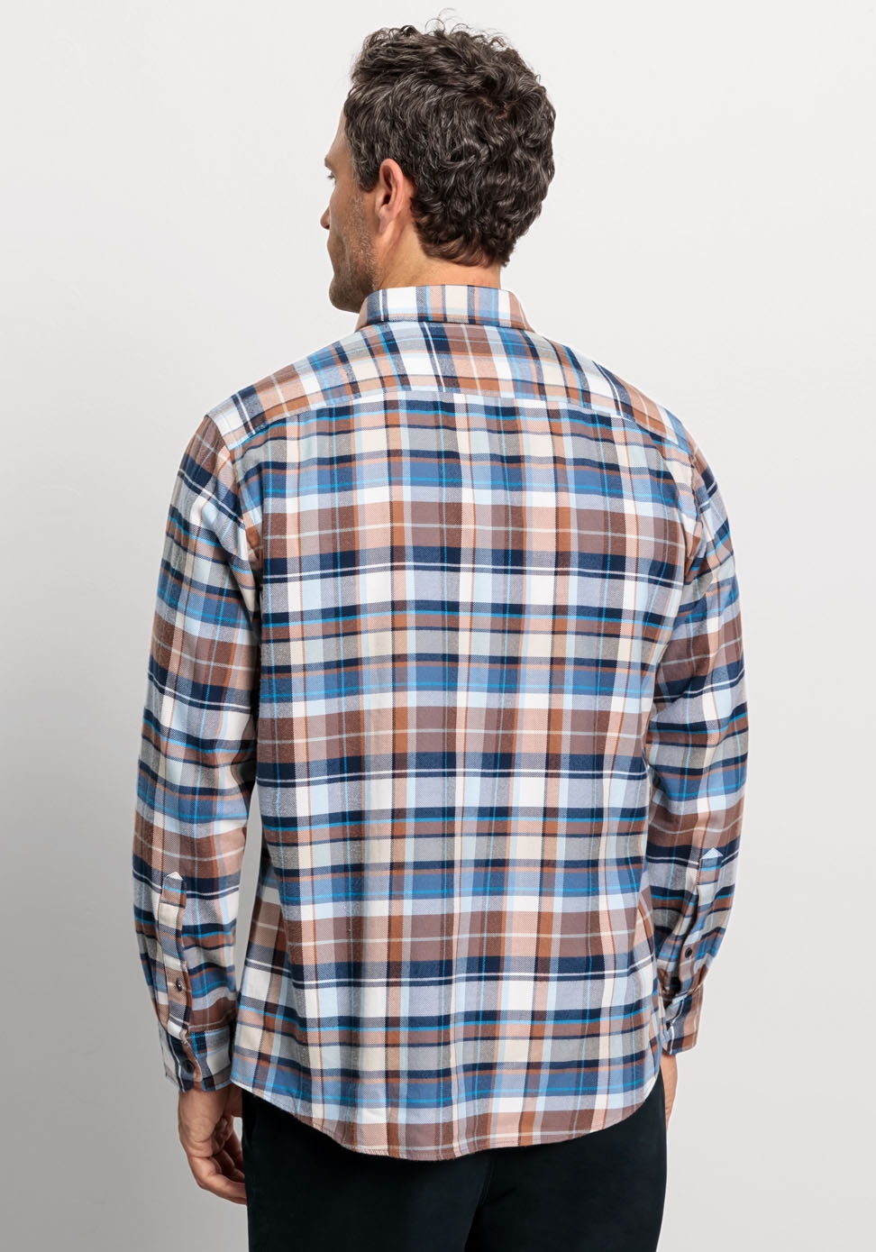 OLYMP Langarmhemd »Casual«, im Karodessin, Button-down-Kragen