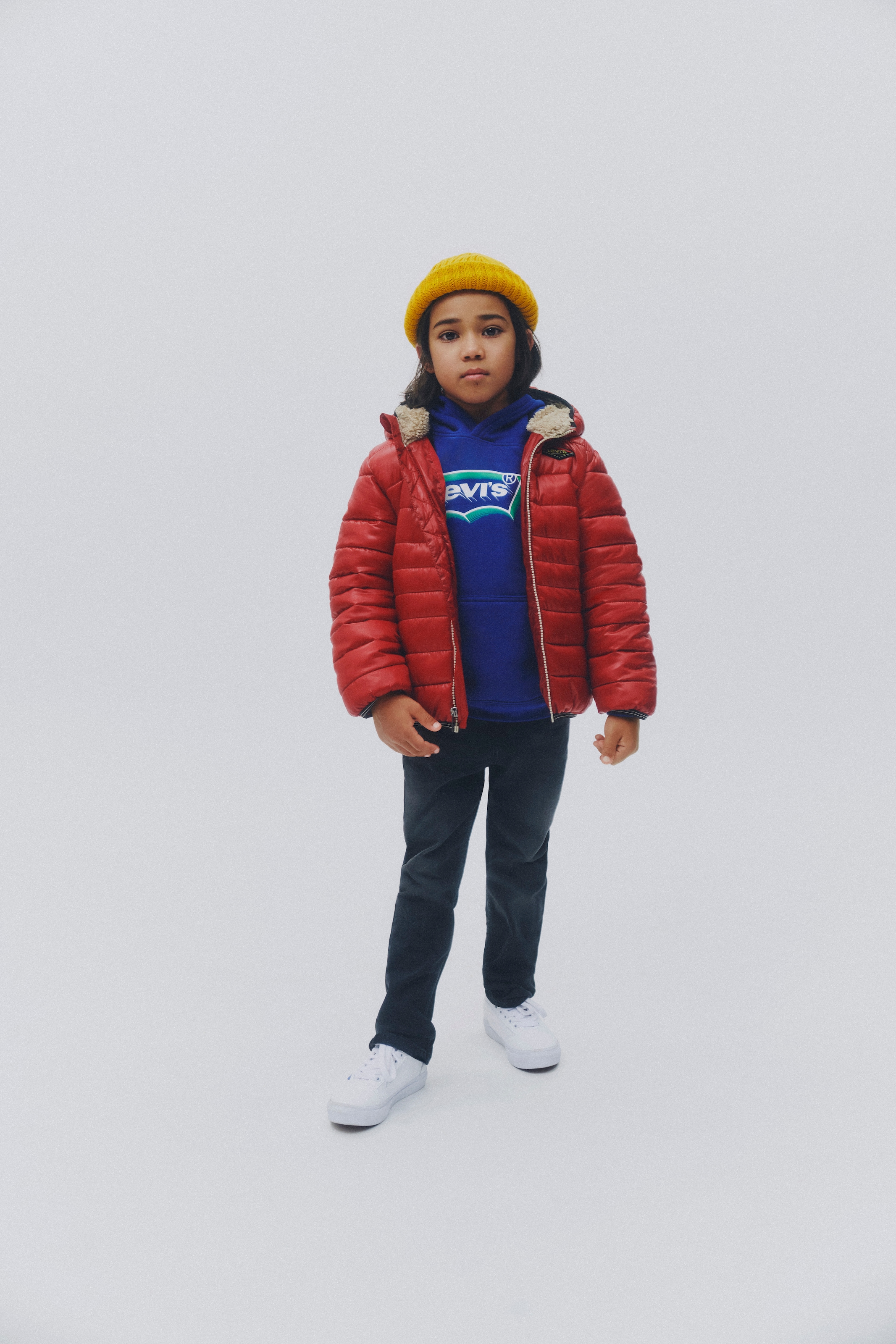 Levi's® Kids Steppjacke »SHERPA LINED MDWT PUFFER JACKET«, mit Kapuze, for Boys mit Kapuze