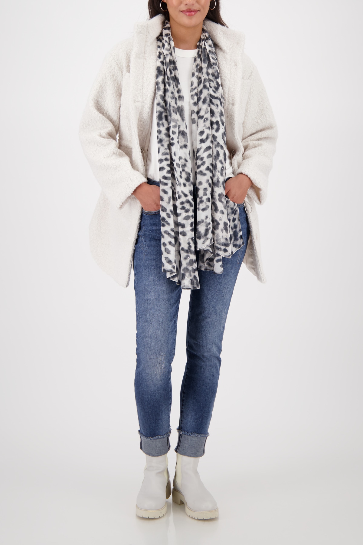 Monari Modetuch »Schal/Tuch Tuch Leo  Allover«