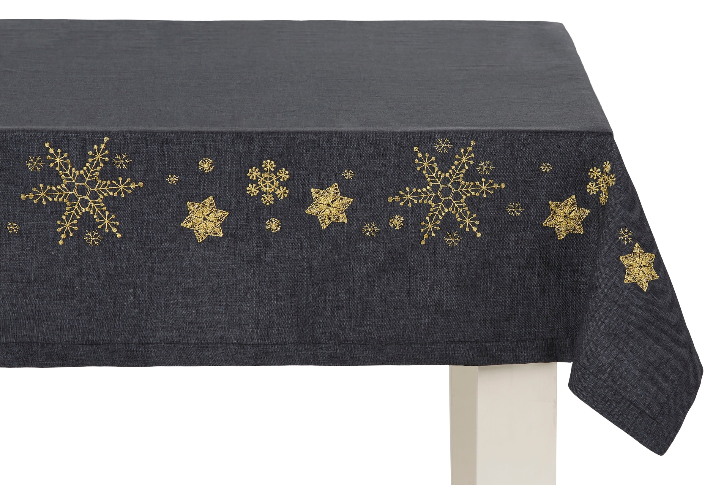 Dreams Tischdecke »Schneeflocke, Weihnachtsdeko«, mit aufwendiger Stickerei  bei OTTO online
