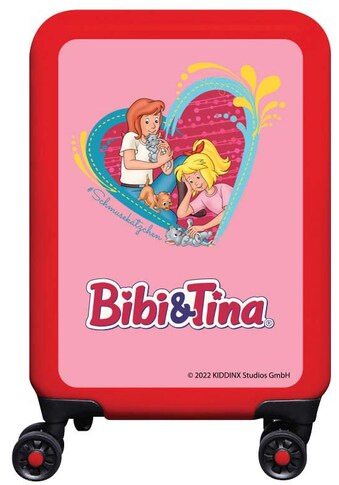 Kiddinx Kinderkoffer »Bibi & Tina Herz, 77 cm«, 4 Rollen, Made in Germany kaufen