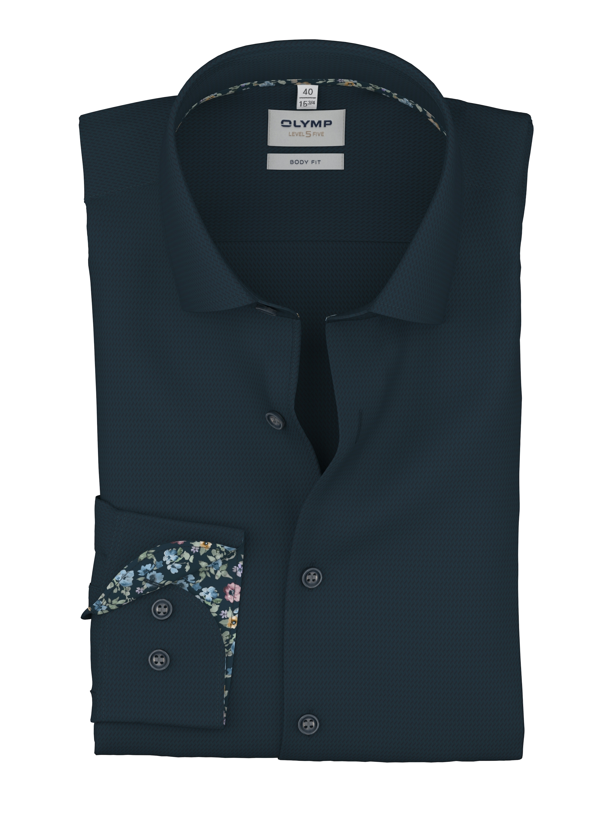 OLYMP Langarmhemd »Level Five« Businesshemd, body fit, Kentkragen
