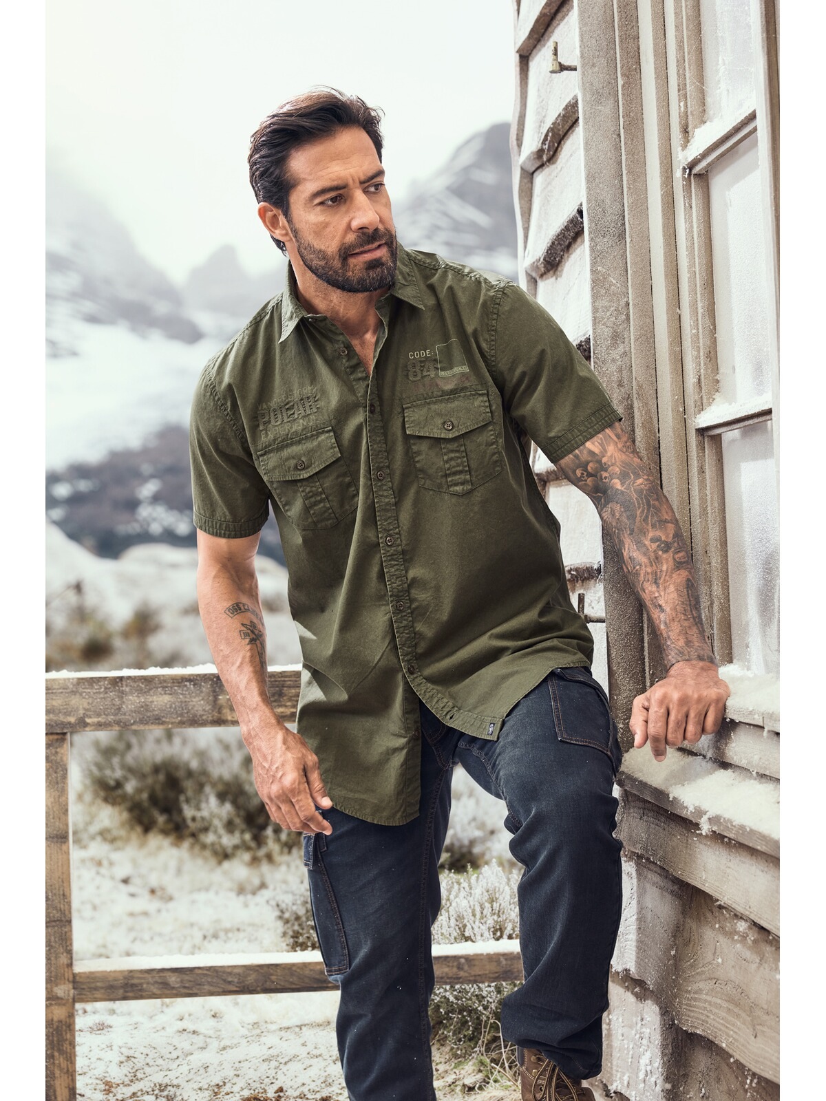 Jan Vanderstorm Kurzarmhemd »Kurzarmhemd ALPRI«
