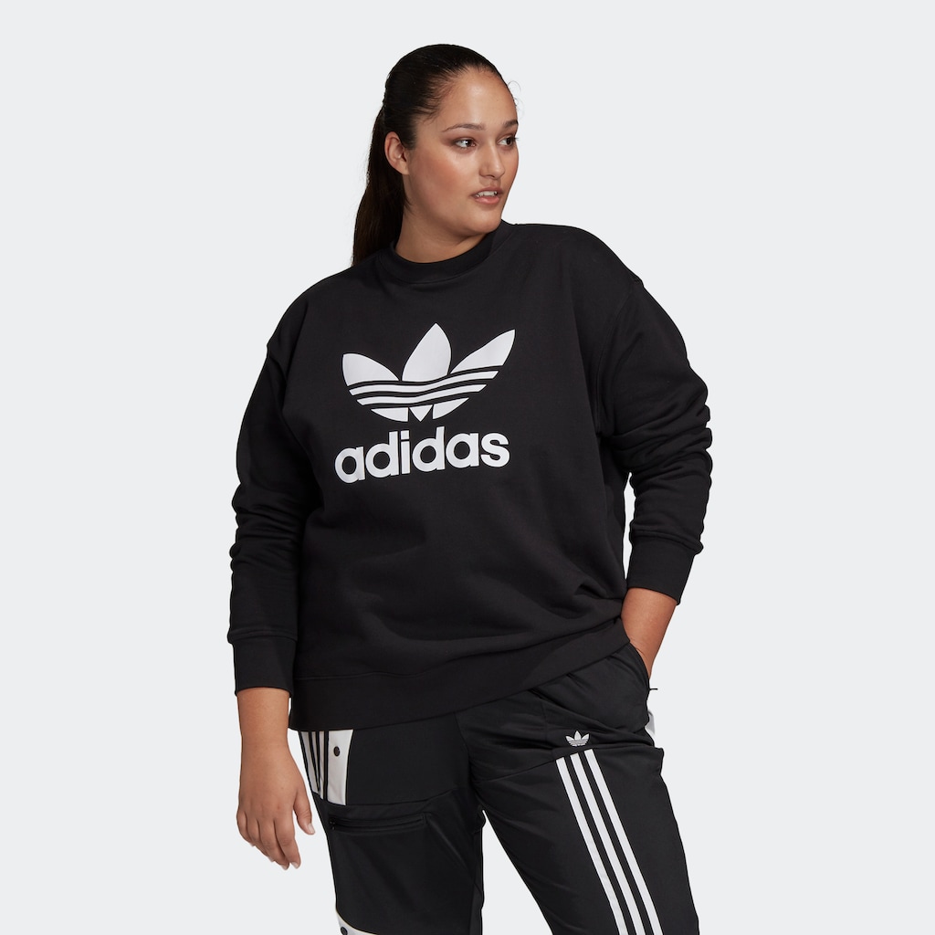 adidas Originals Kapuzensweatjacke »TREFOIL – GROSSE GRÖSSEN«, (1 tlg.)