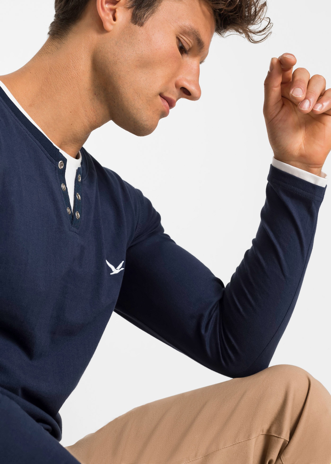 bonprix 2-in-1-Shirt Packung, 2 Stk. tlg.