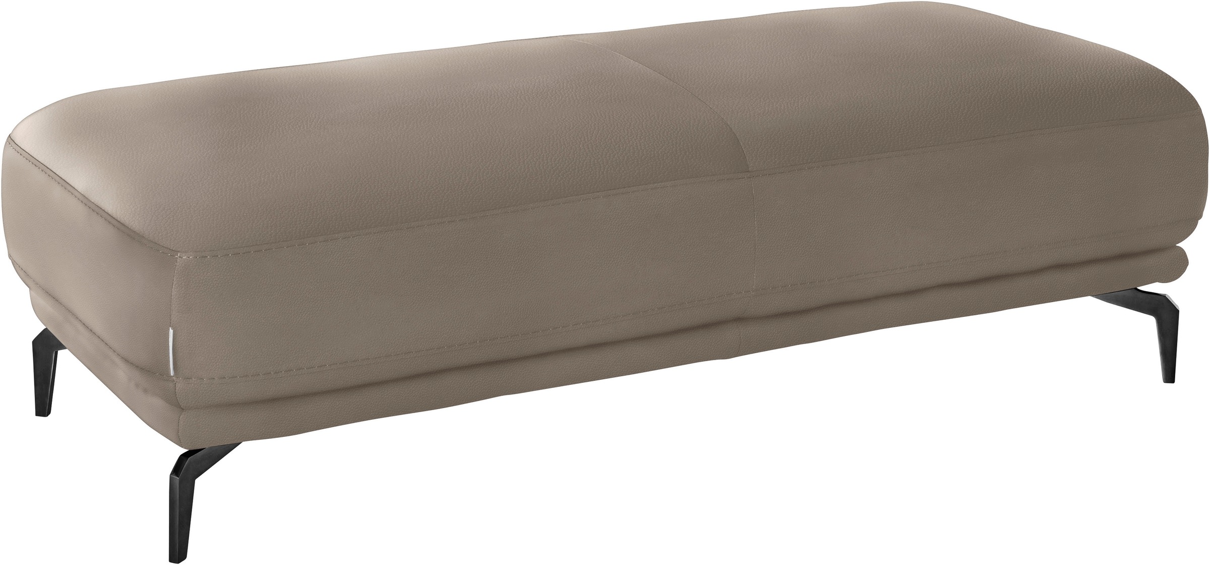 W.SCHILLIG Hocker »montanaa« mit Metallfüßen in Schwarz pulverbeschichtet, Breite 141 cm