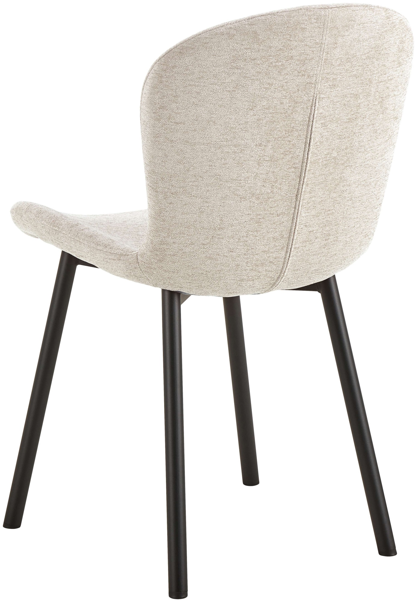 ACTONA GROUP Esszimmer-Set »Essgruppe, Speisetisch mit Stühlen«, (Komplett-Set, 5 St., 1x Tisch + 4x Stühle), Rechteckig Esstisch + 4x Stühle, grau keramik, beige,140x80x75cm