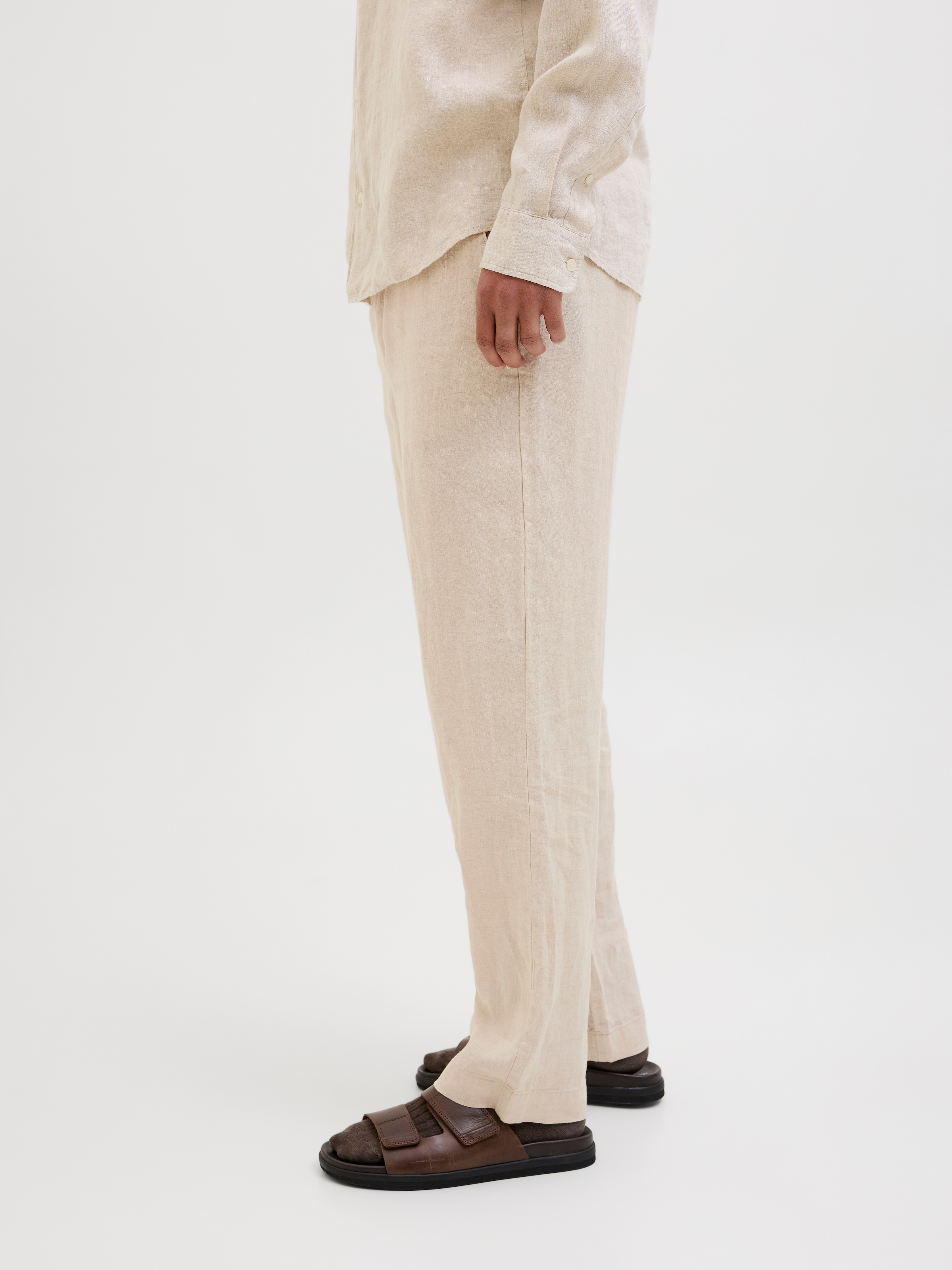 Jack & Jones Chinohose »JPSTKARL LAWRENCE LINEN CHINO SN«