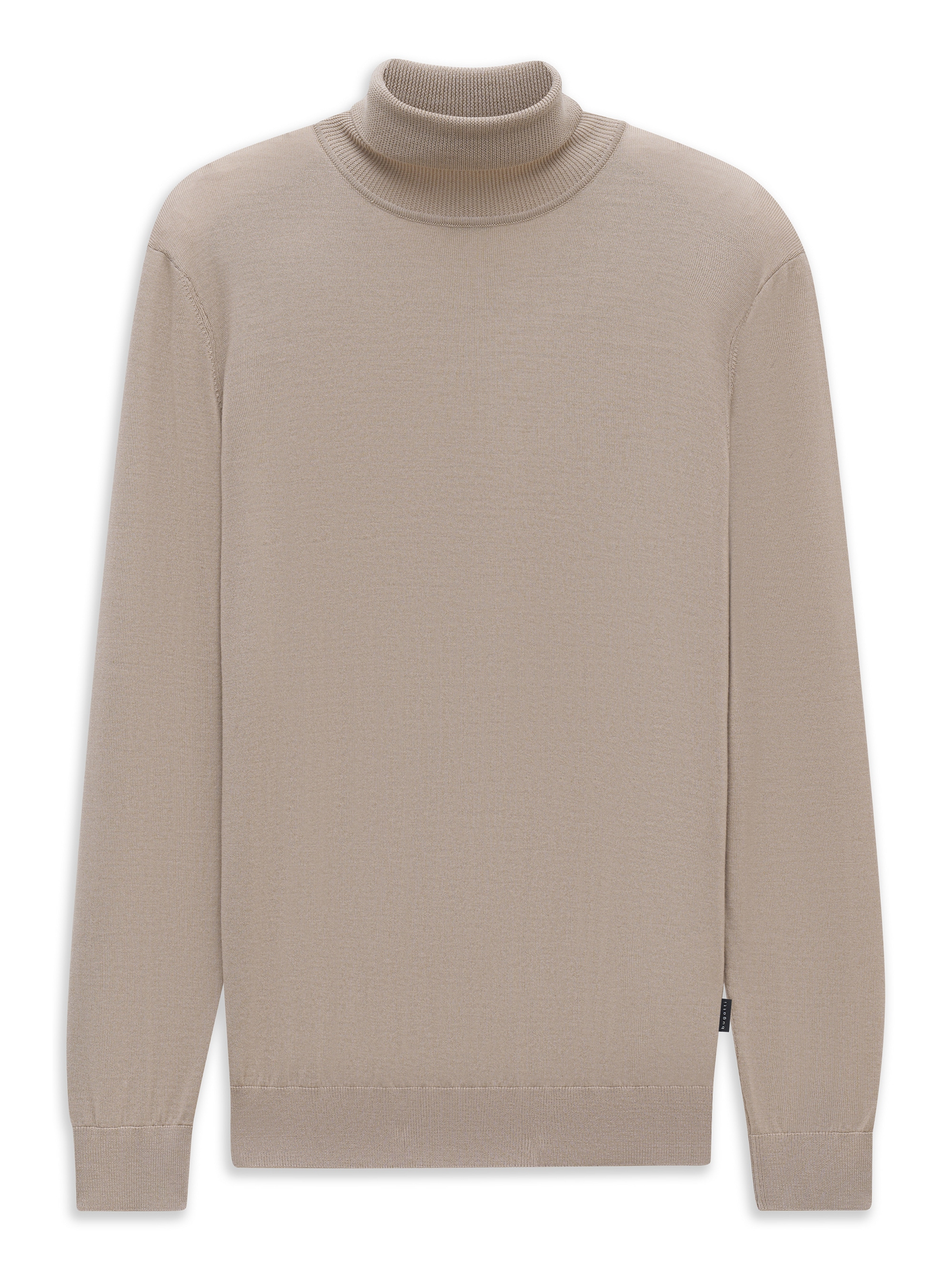 bugatti Rollkragenpullover »Regular Fit« Regular Fit Wolle Feinstrick