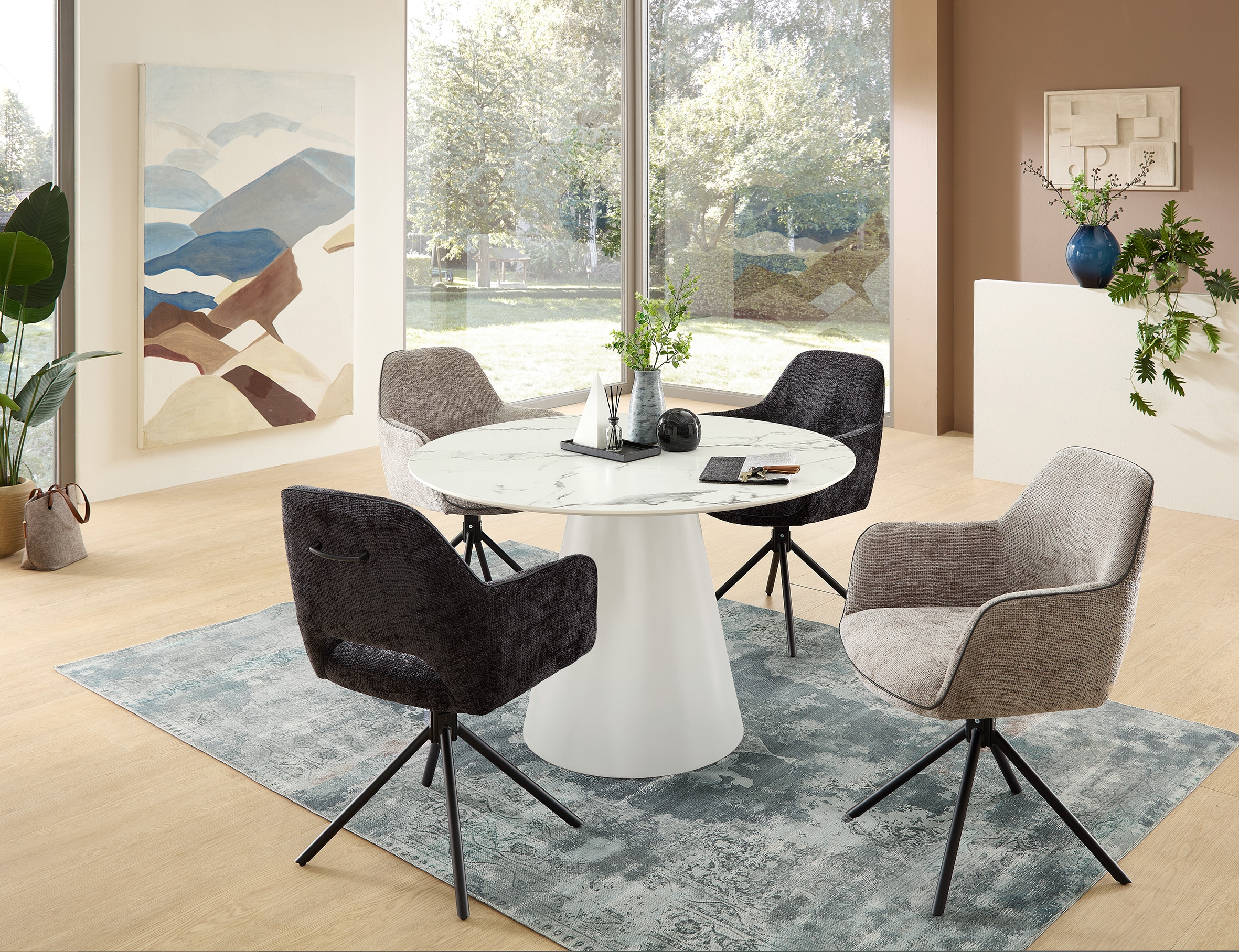 Stolkom Armlehnstuhl »Adriana« (Packung) 1 Stk.180 grad drehbar mit Auto-Return