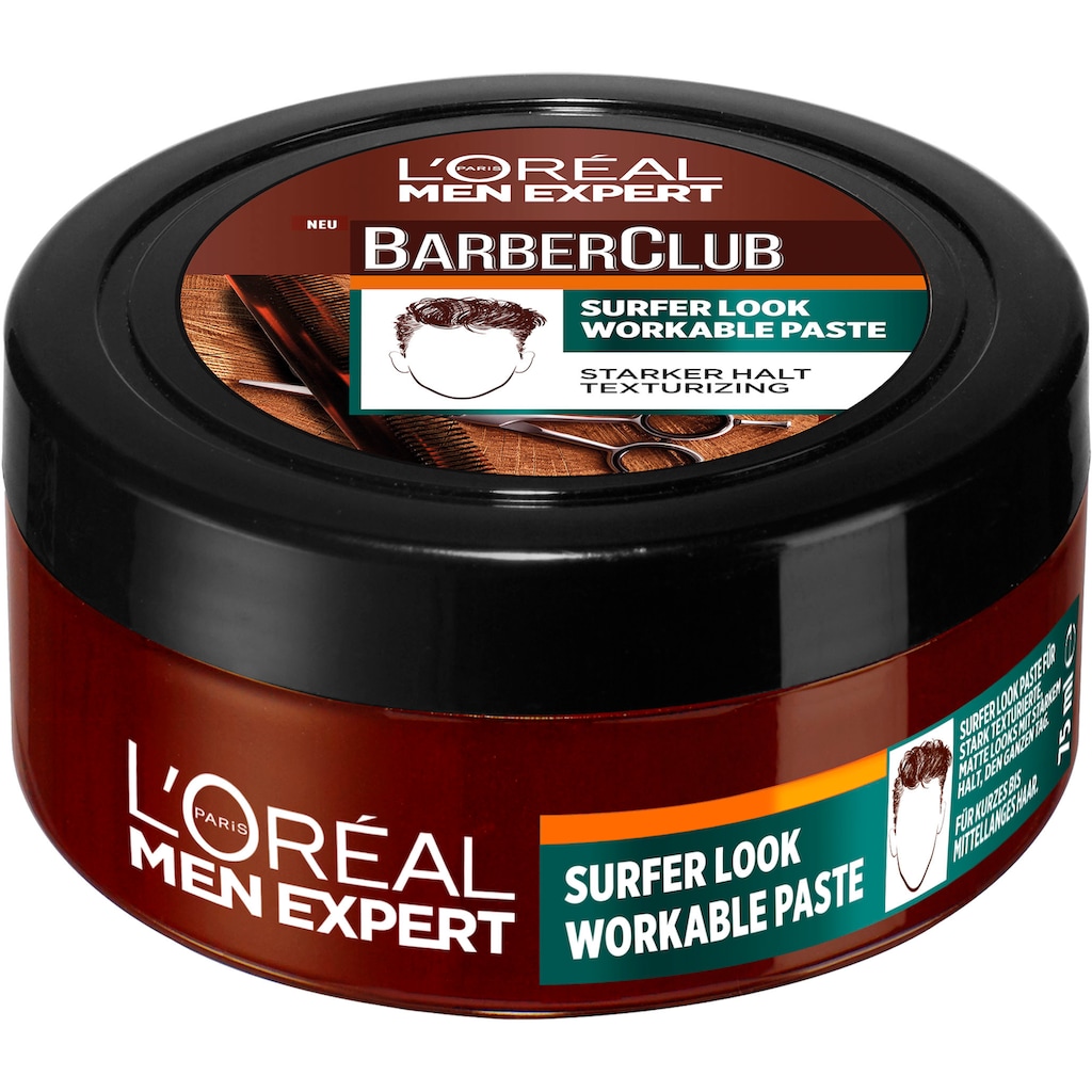 L'ORÉAL PARIS MEN EXPERT Styling-Creme »Barber Club Surfer Look Workable Paste«