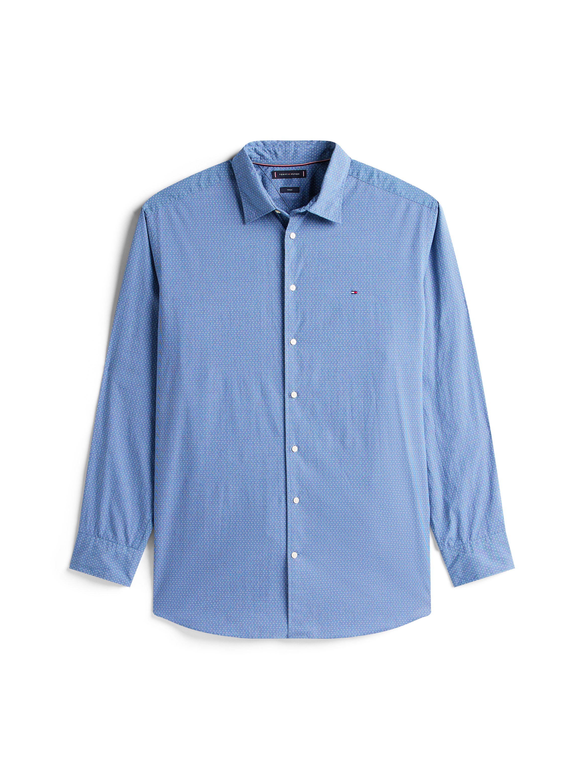 Tommy Hilfiger Big & Tall Langarmhemd »BT-FLEX POPLIN MINI PNT RF SRT-B«, Große Größen