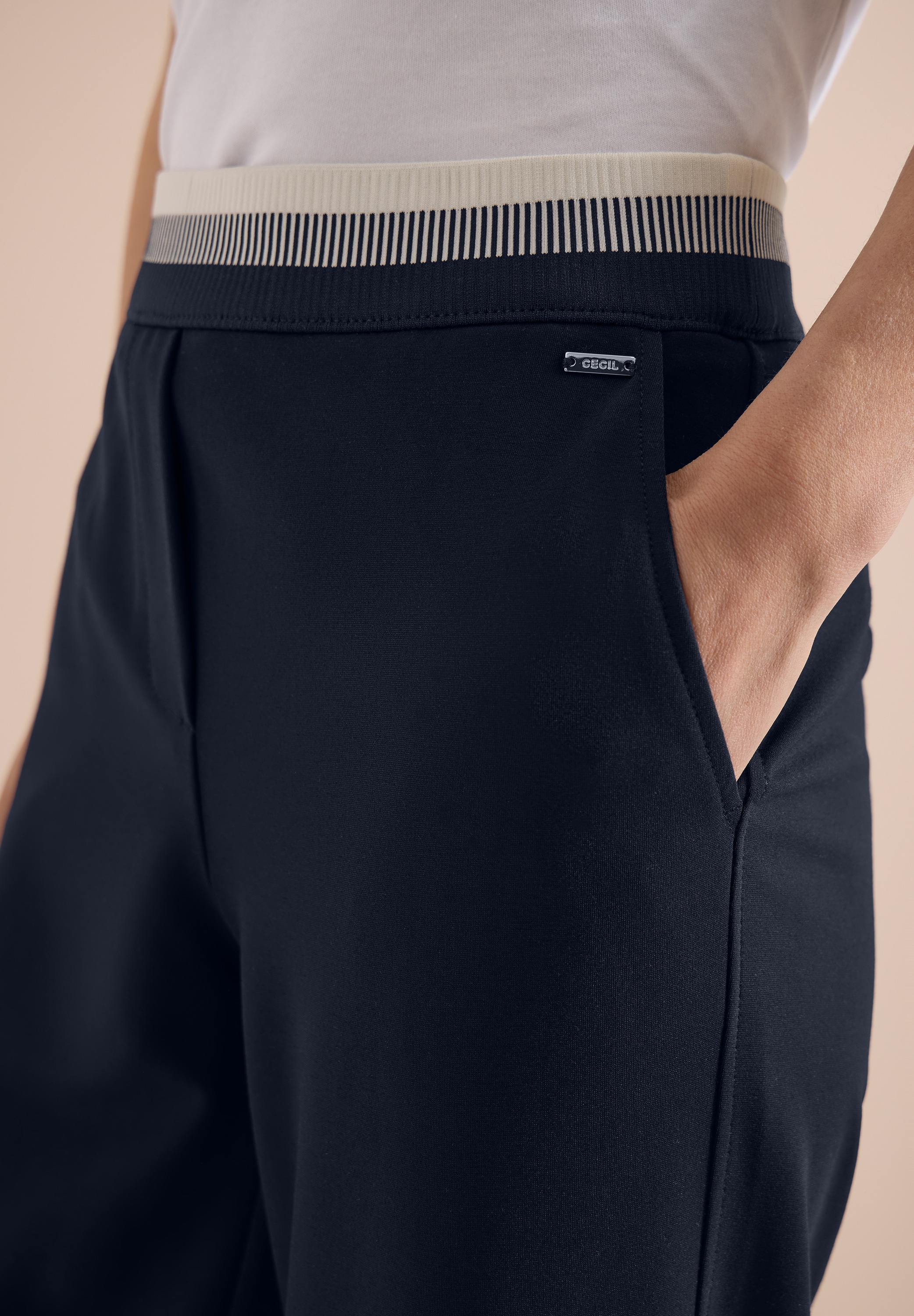 Cecil Stoffhose »Style Neele«  mit elastischem Bund