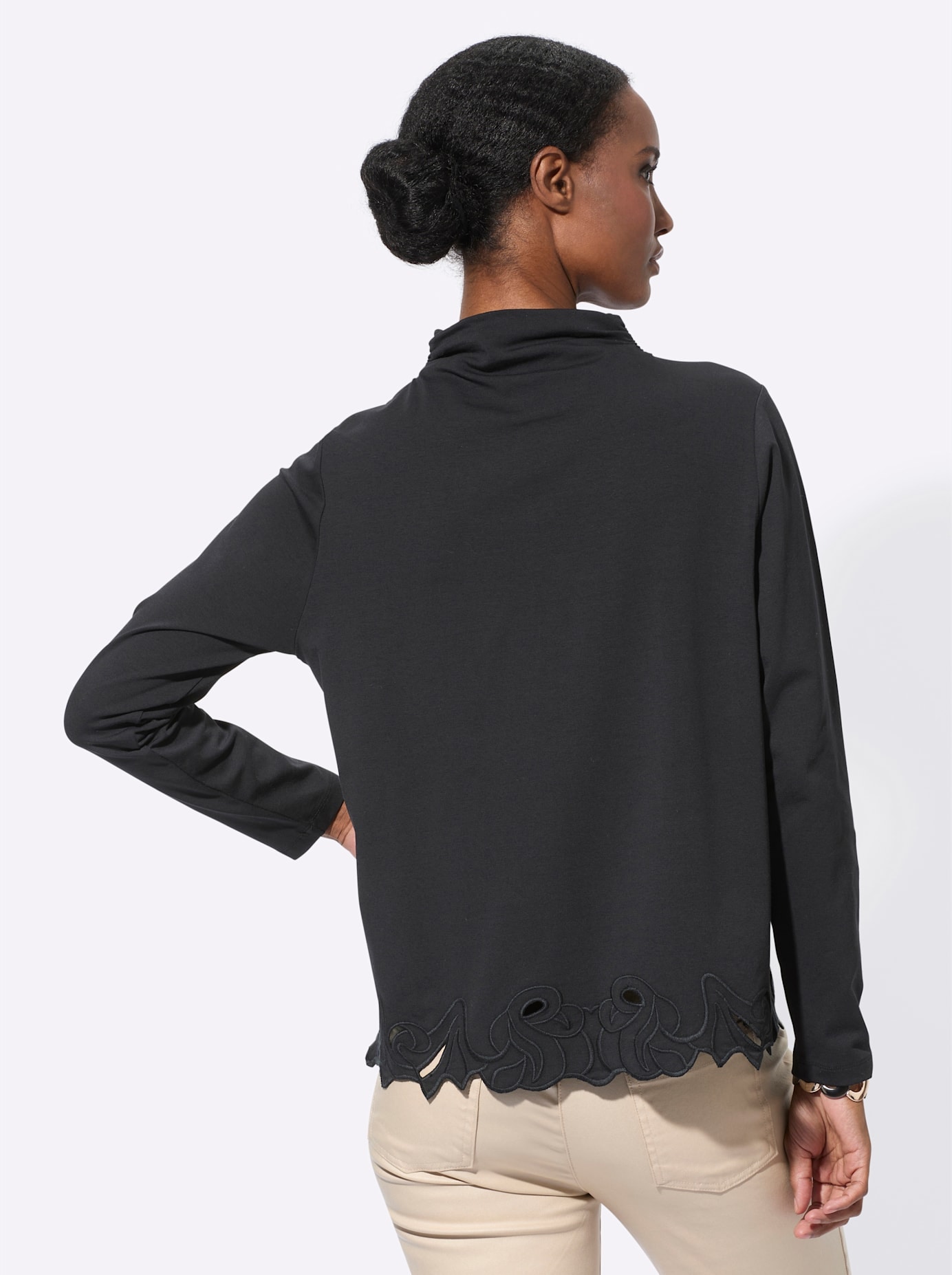creation L Langarmshirt »Modal-Baumwoll-Shirt«, (1 tlg.)