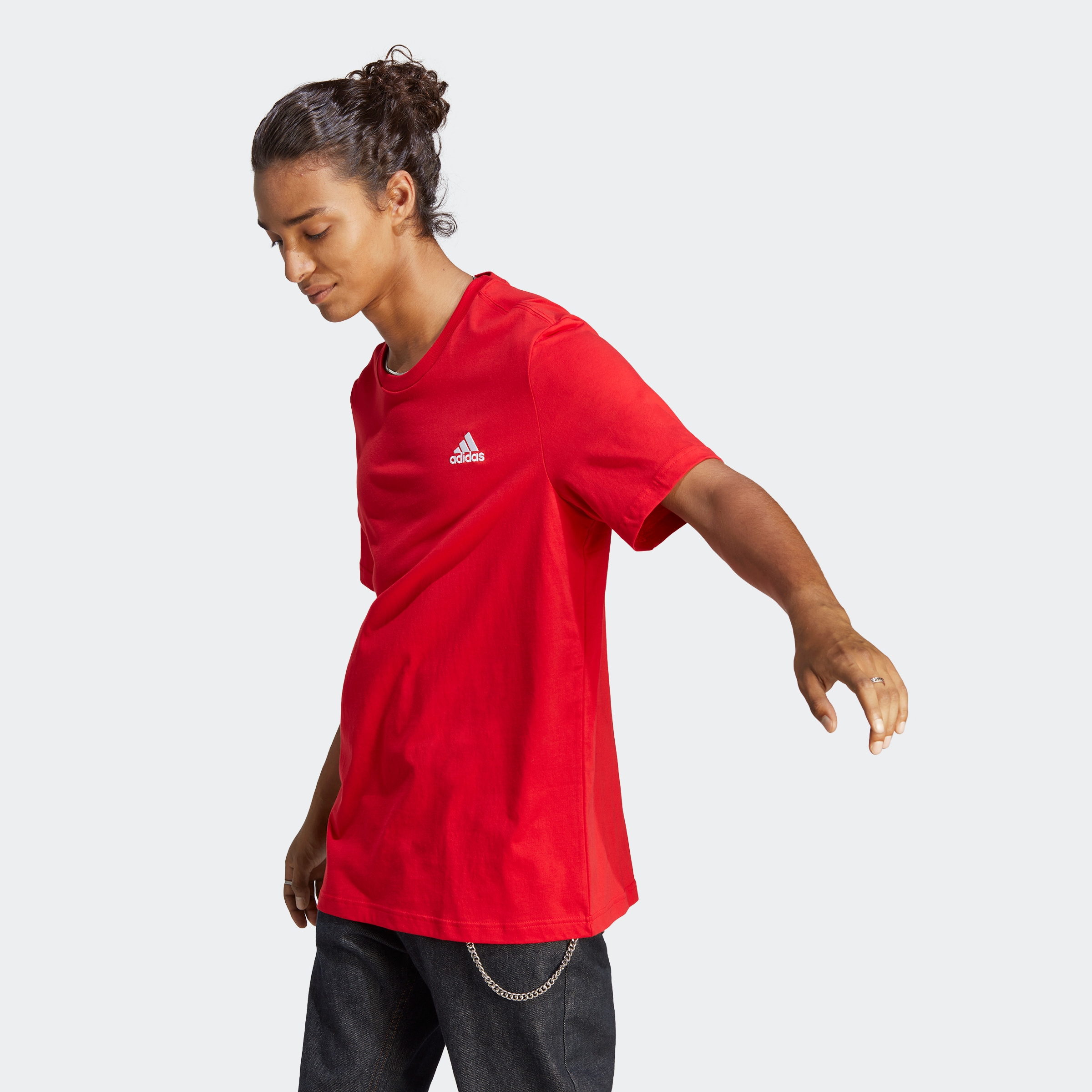 adidas Sportswear T-Shirt »ESSENTIALS SINGLE JERSEY EMBROIDERED SMALL LOGO«