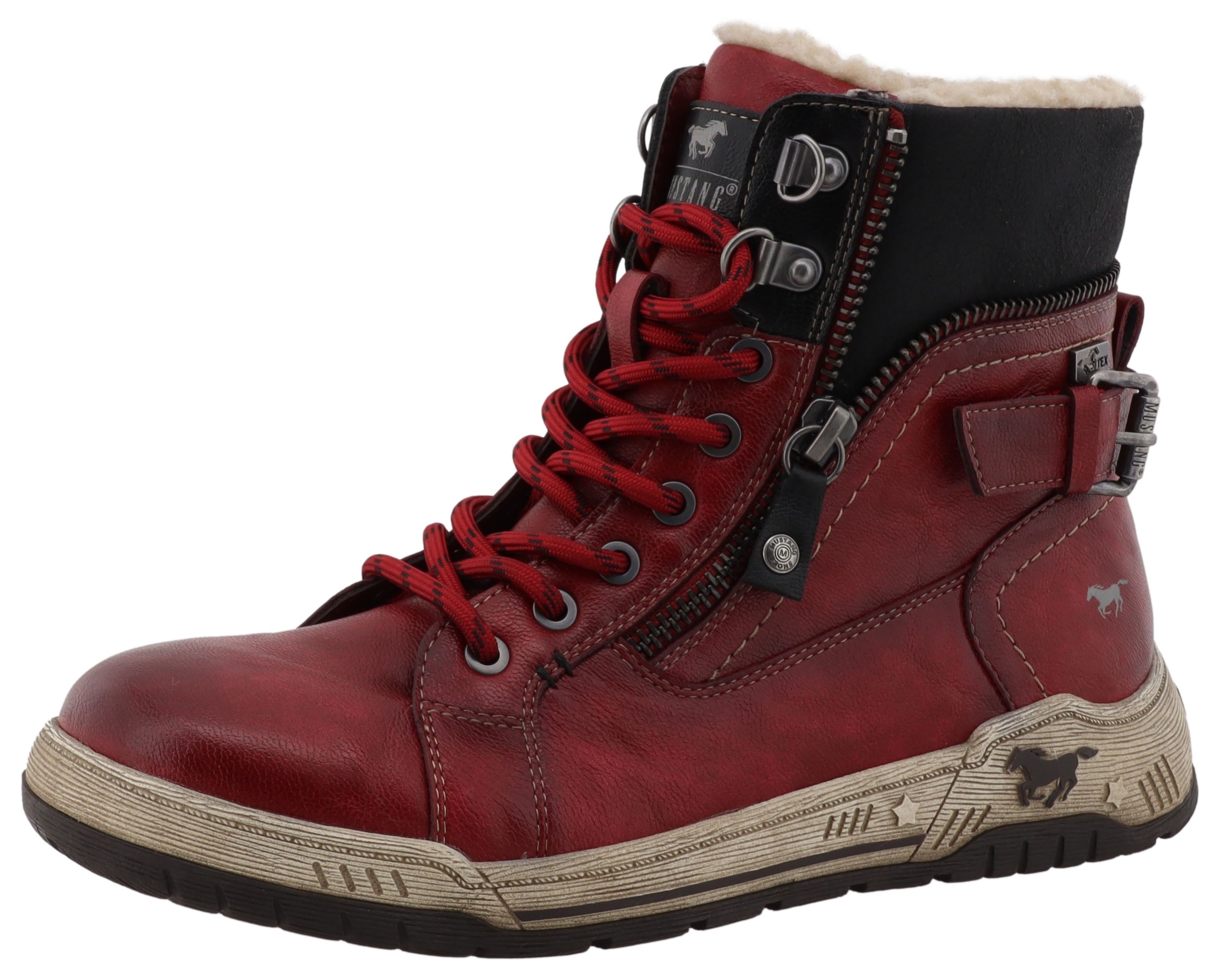 Mustang Shoes Winterboots »Ihana«  High Top Sneaker, Winterboots mit Warmfutter und TEX