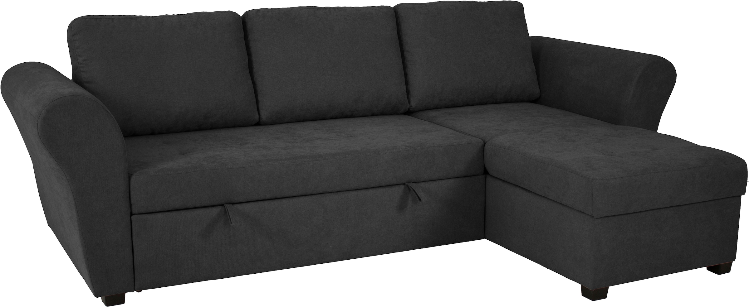 Trends by HG Ecksofa »Lasse L-Form, B: 259 cm« mit Bettfunktion & Bettkasten