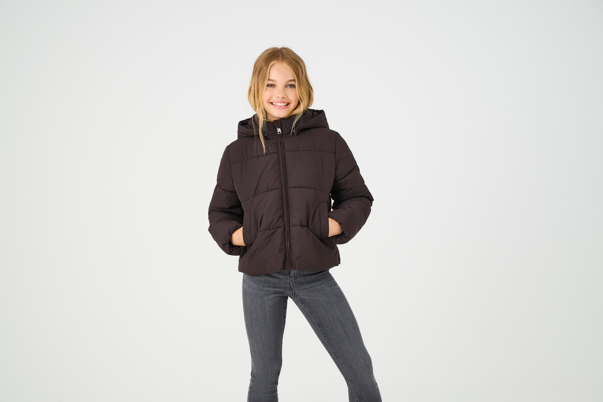 KIDS ONLY Steppjacke »KOGJUTA LIFE SHORT PUFFER OTW NOOS« mit Kapuze
