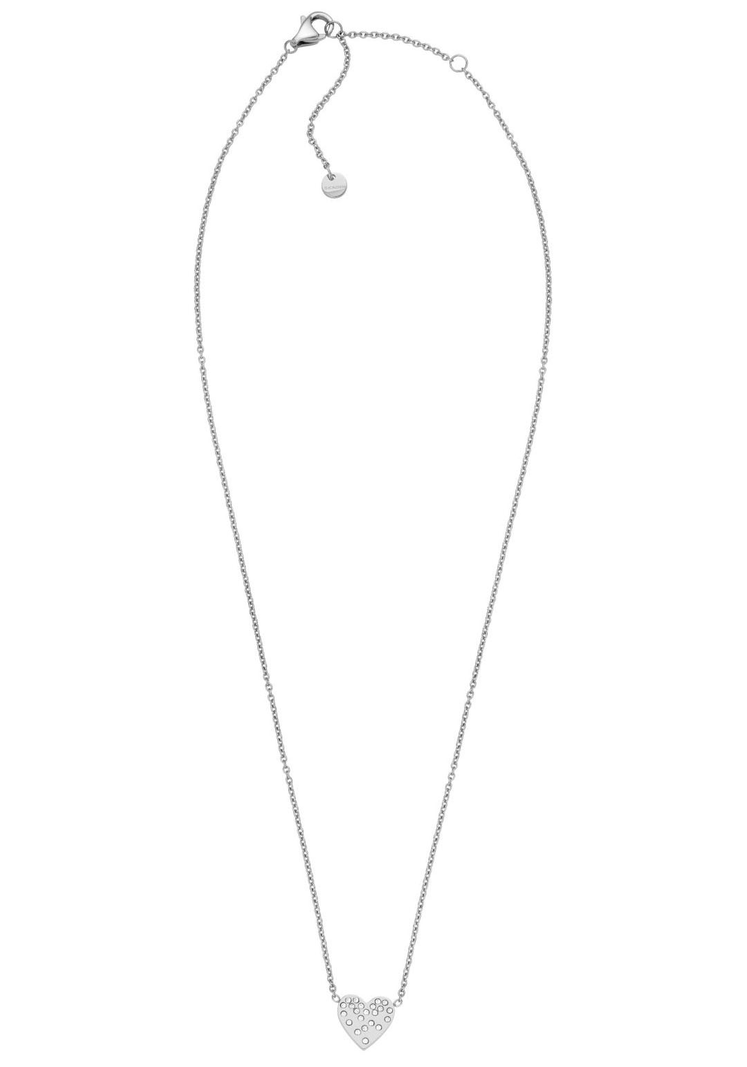 Skagen Kette mit Anhänger »Herz, KARIANA, SKJ1683040«, mit Zirkonia (synth.)