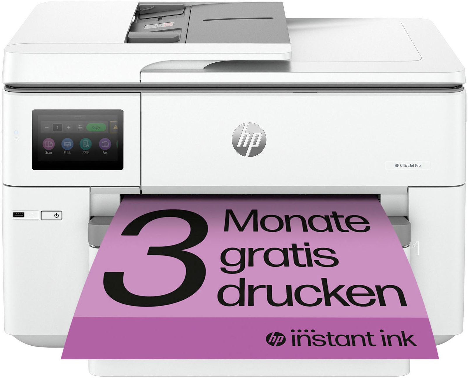 Multifunktionsdrucker »OfficeJet Pro 9730e A3«, 3 Monate gratis Drucken mit HP Instant...