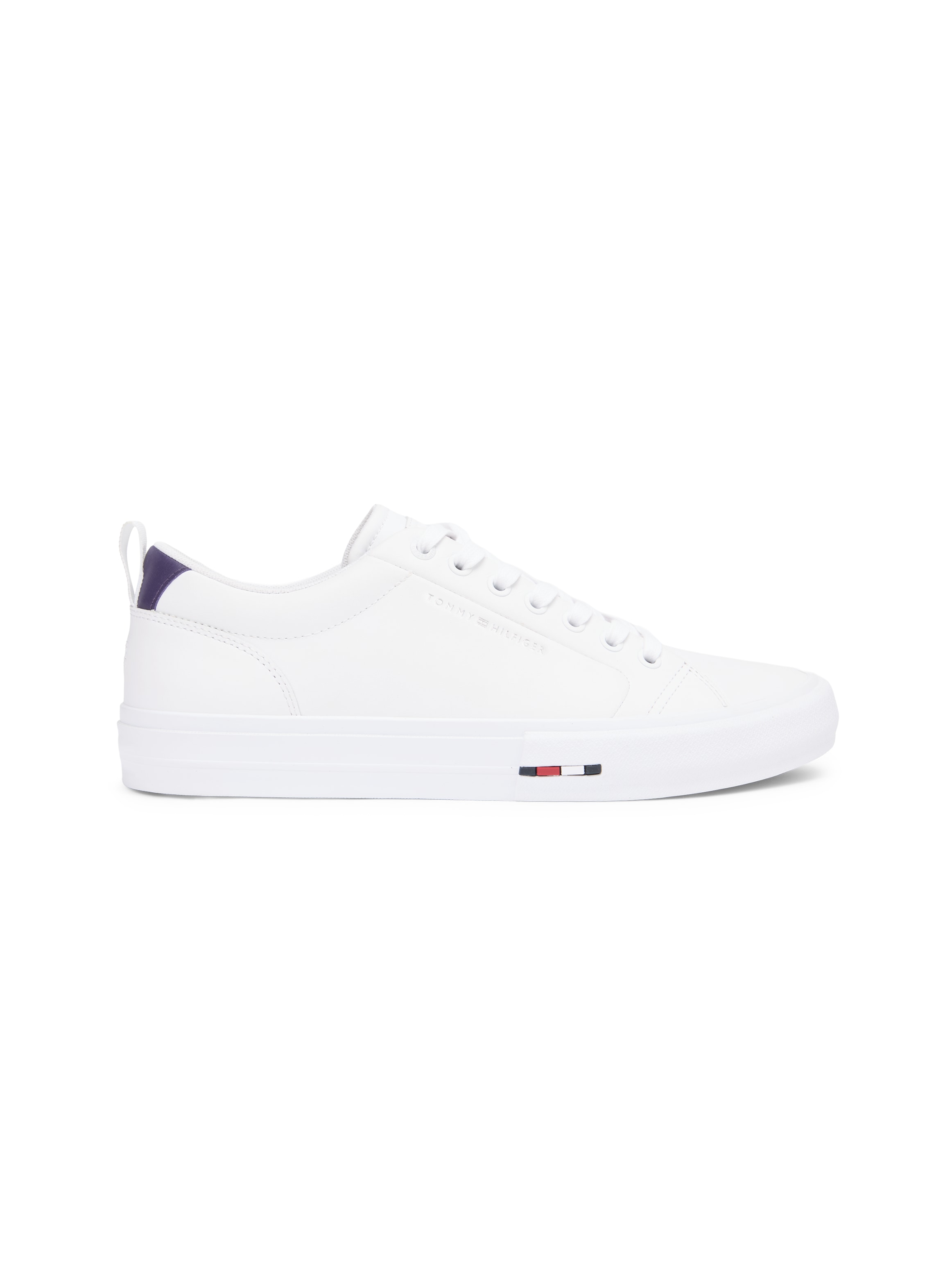 Tommy Hilfiger Sneaker »HARLEM STREET LTH«  Freizeitschuh, Halbschuh, Schnürschuh mit TH-Logo -klein ausfallend