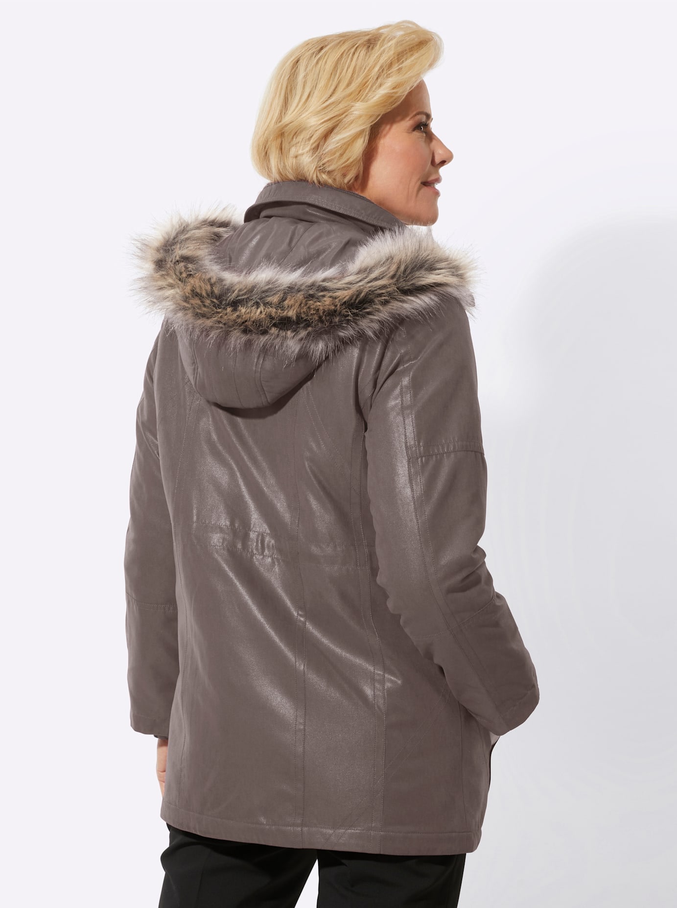 Classic Langjacke, mit Kapuze