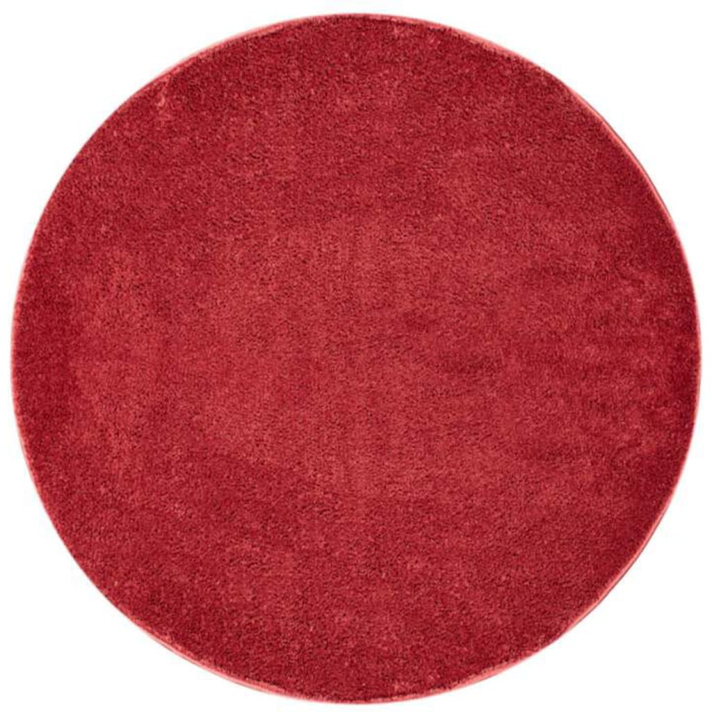 Carpet City Teppich »Softshine 2236«, rund, besonders weich, Uni Farben, ideal für Wohnzimmer & Schlafzimmer