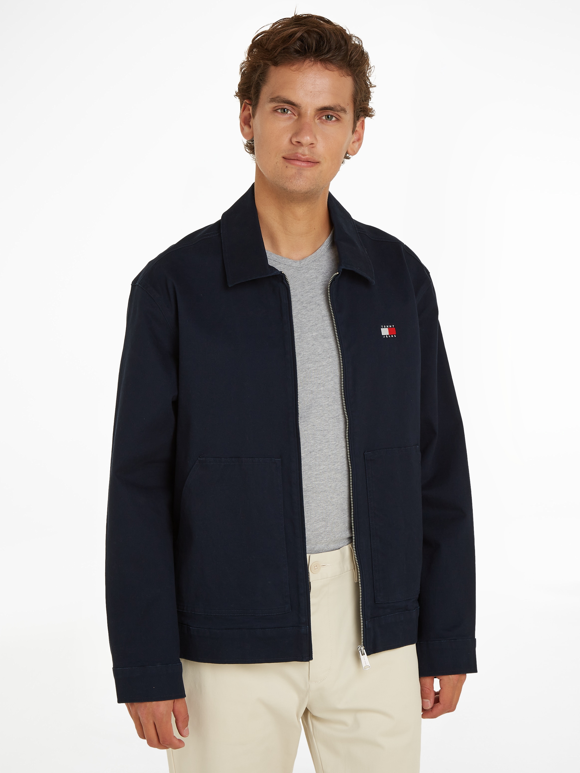 Tommy Jeans Kurzjacke »TJM REG COTTON JACKET EXT«