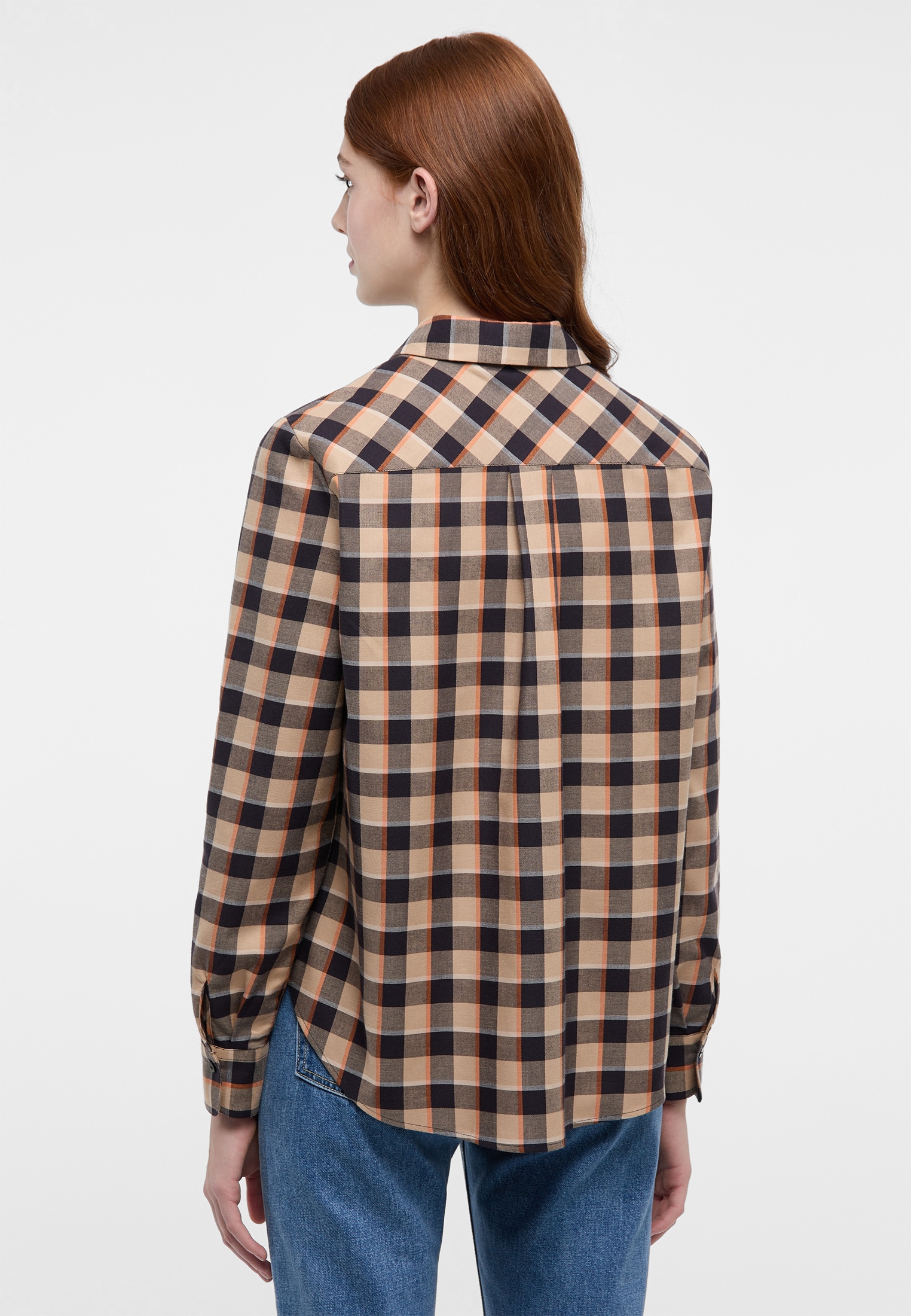 Eterna Hemdbluse »LOOSE FIT« EASY IRON (bügelleicht)