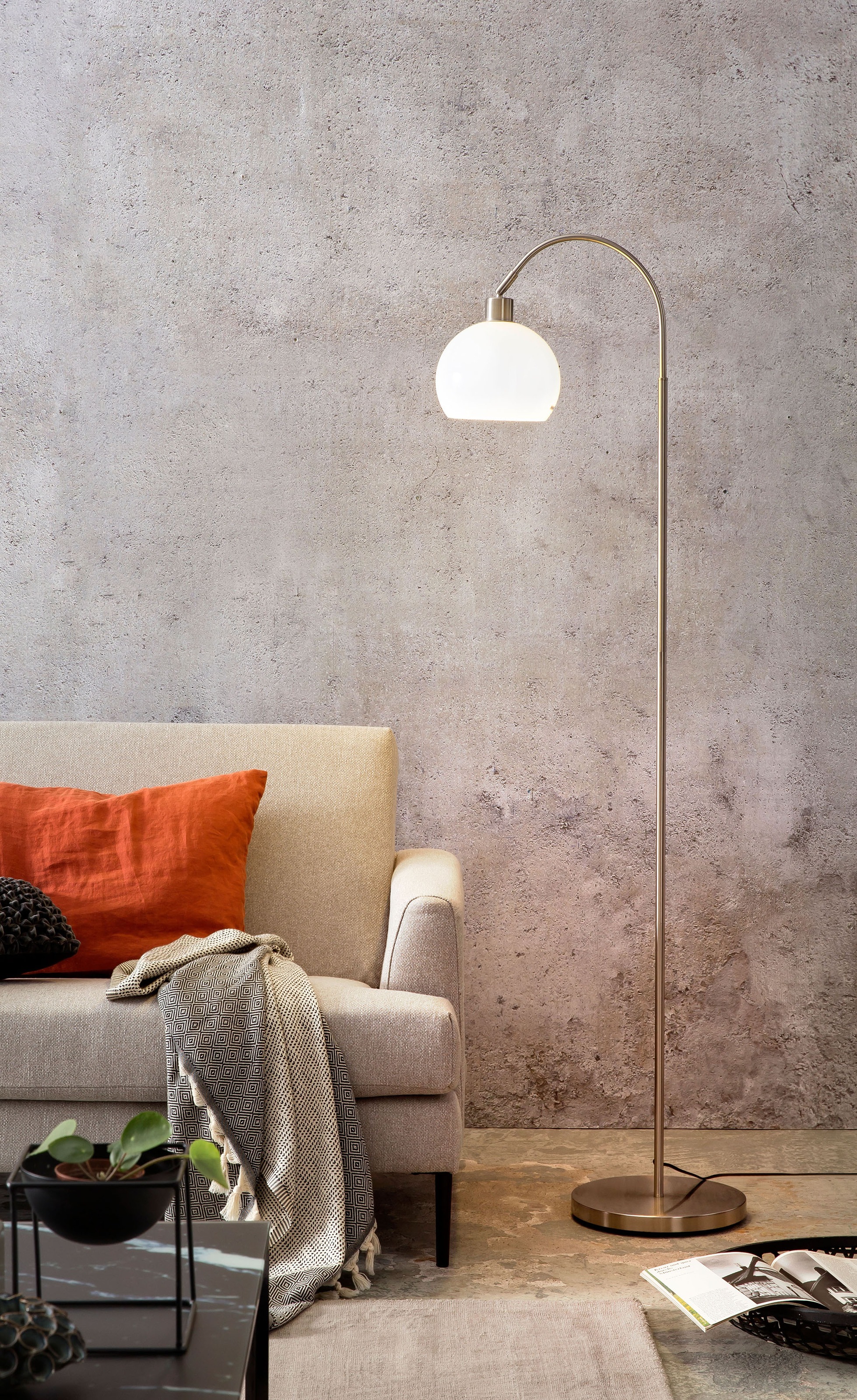 SalesFever Stehlampe »Pepe«, 1 flammig, Leuchtmittel E27 | ohne Leuchtmittel, Gestell aus Metall