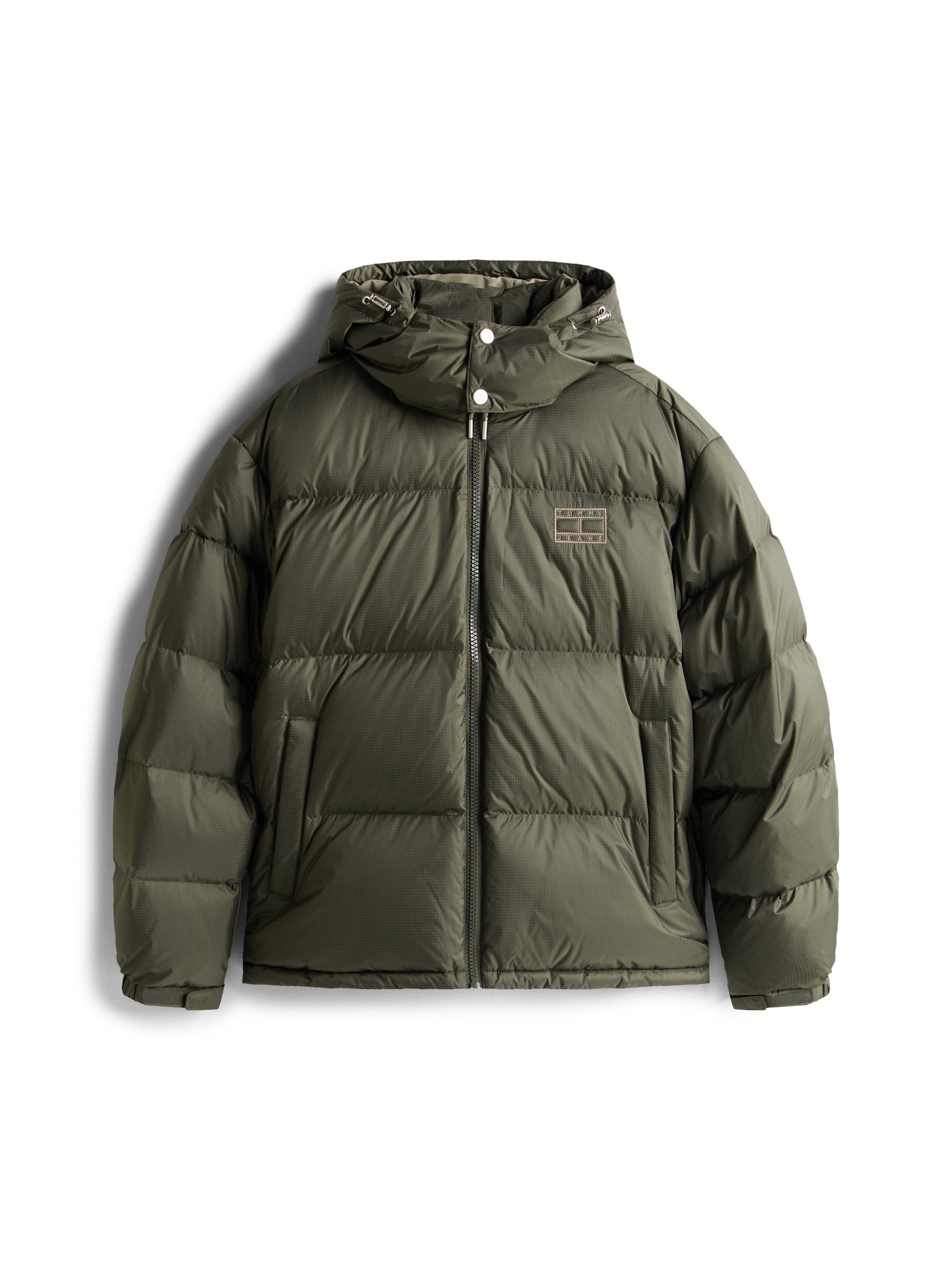 Tommy Jeans Steppjacke »ALASKA DOWN PUFFER« mit Kapuze Übergangsjacke Regular fit mit abnehmbarer Kapuze