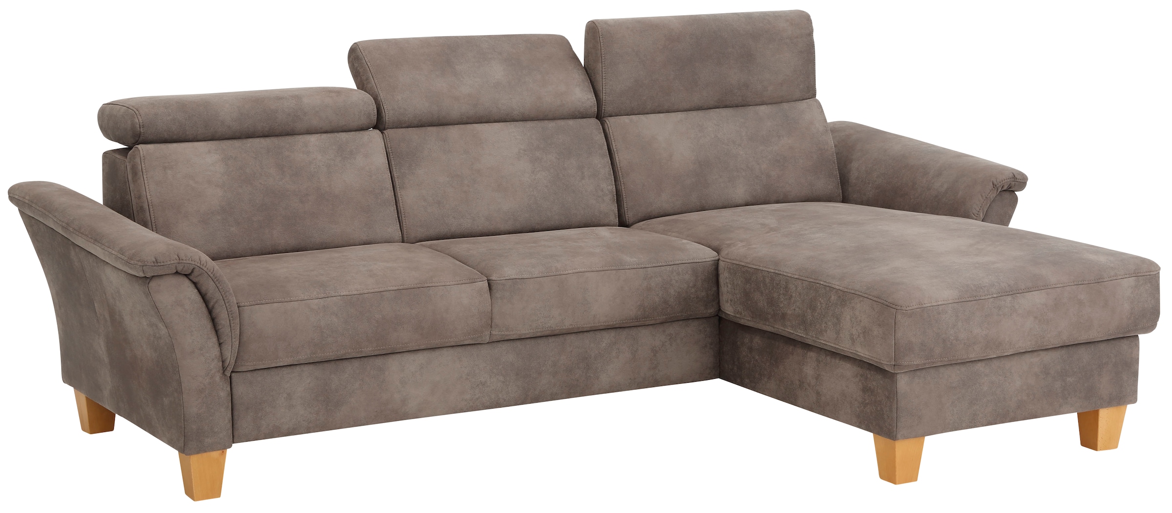 Home affaire Ecksofa »Conville L-Form«, Federkern, wahlweise mit Bettfunktion und Bettkasten bzw. Stauraum