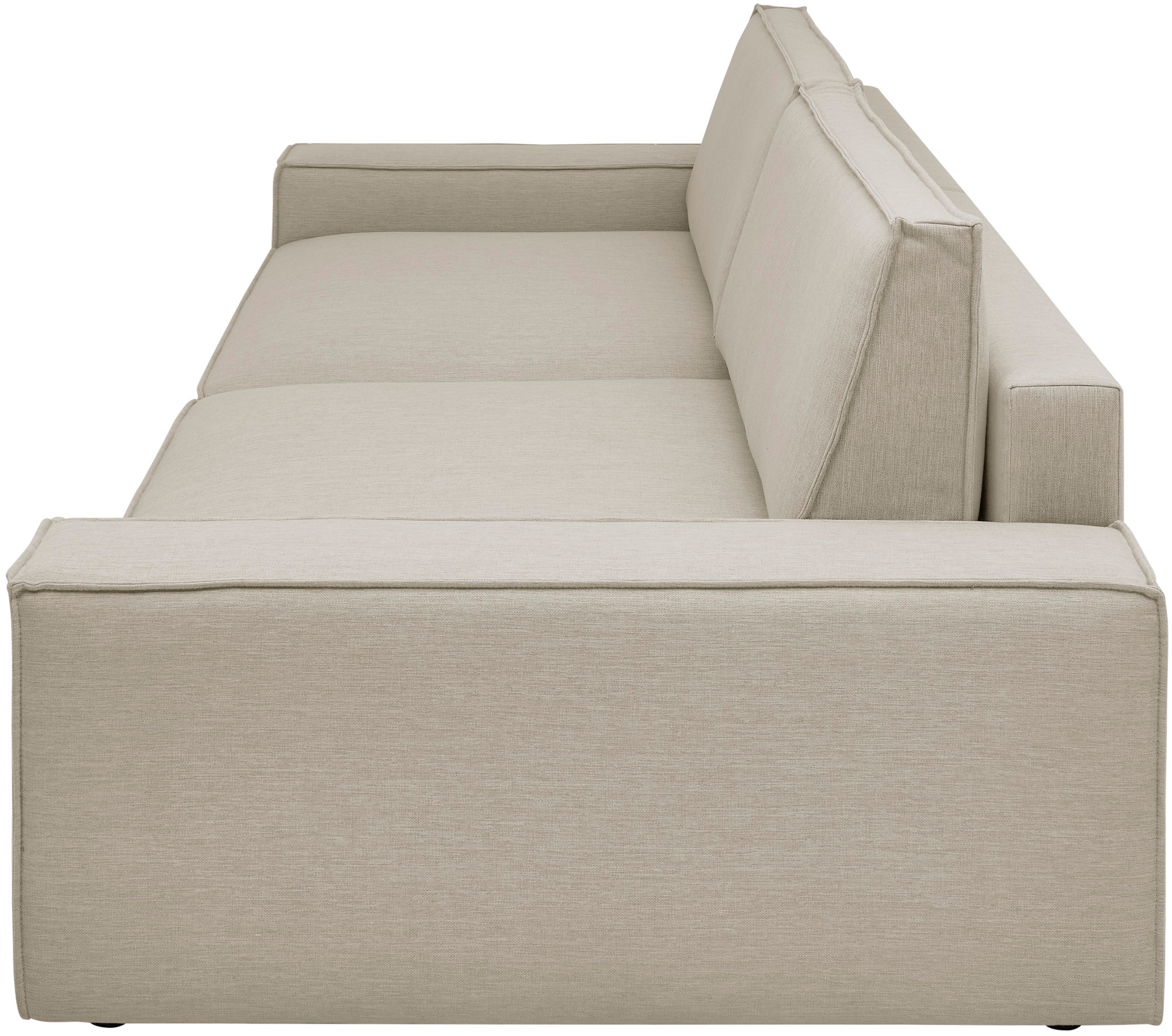 Home affaire Big-Sofa »NEU: SHERWOOD XXL, Big-Sofa (316cm), extra tiefe Sitzfläche 95 cm« bequemer Sitzkomfort, Cord u. Leinenoptik, Kedernaht