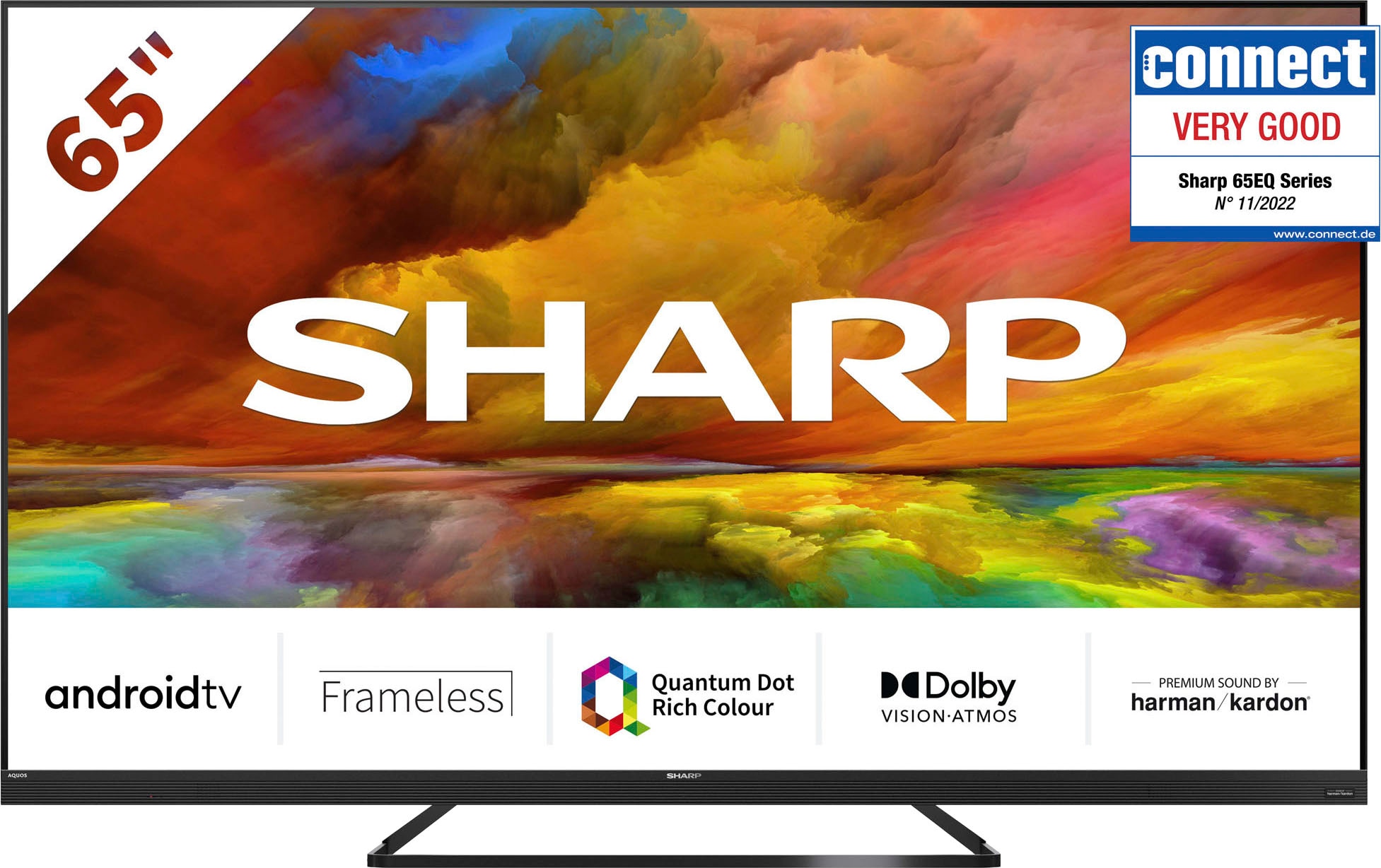 Sharp LED-Fernseher »65EQ3EA«, 164 cm/65 Zoll, 4K Ultra HD, Smart-TV-Android  TV jetzt bei OTTO