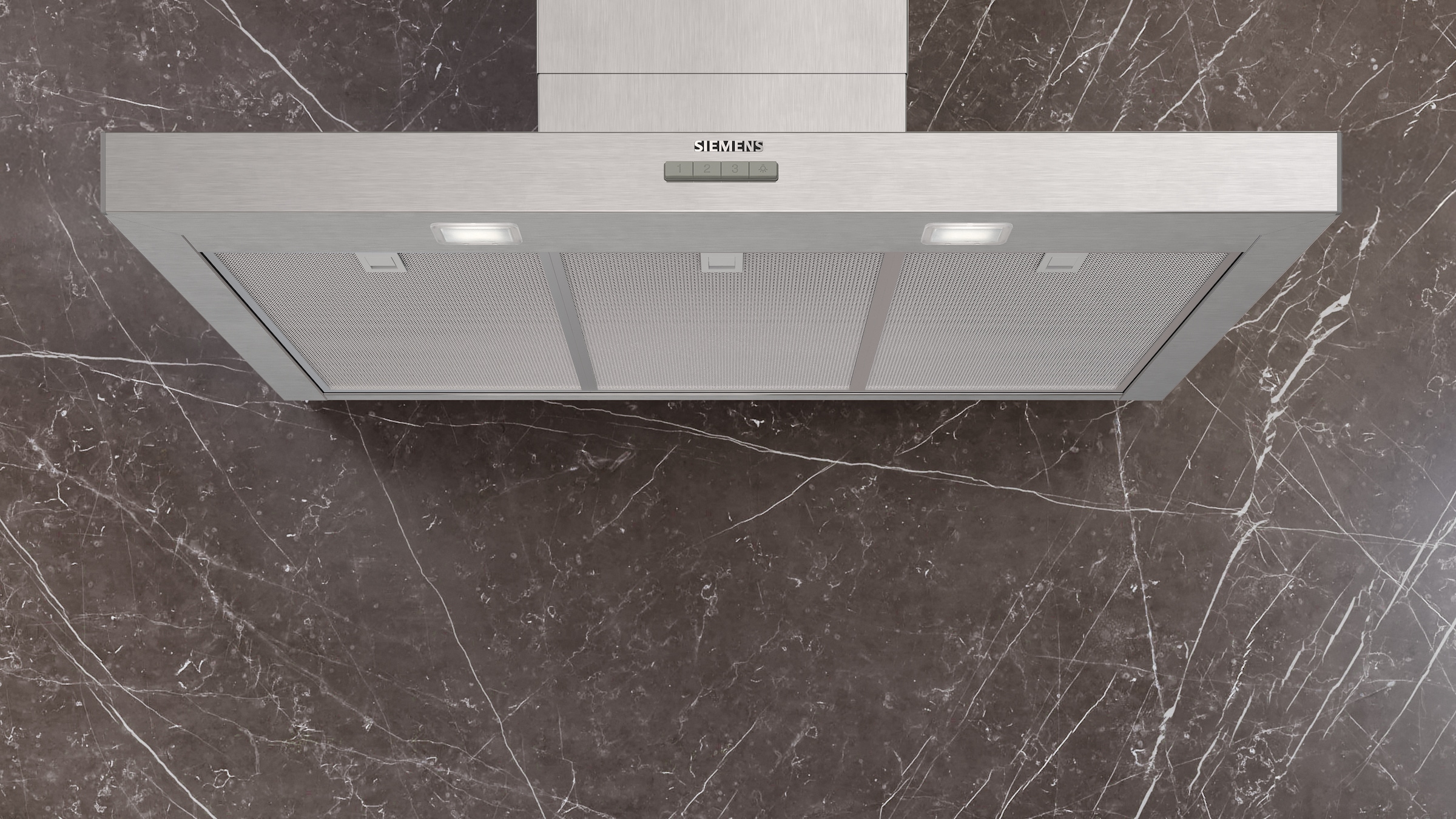 SIEMENS Wandhaube »LC95BCC30« Serie iQ300 Leiser, starker Motor & einfache Drucktastensteuerung